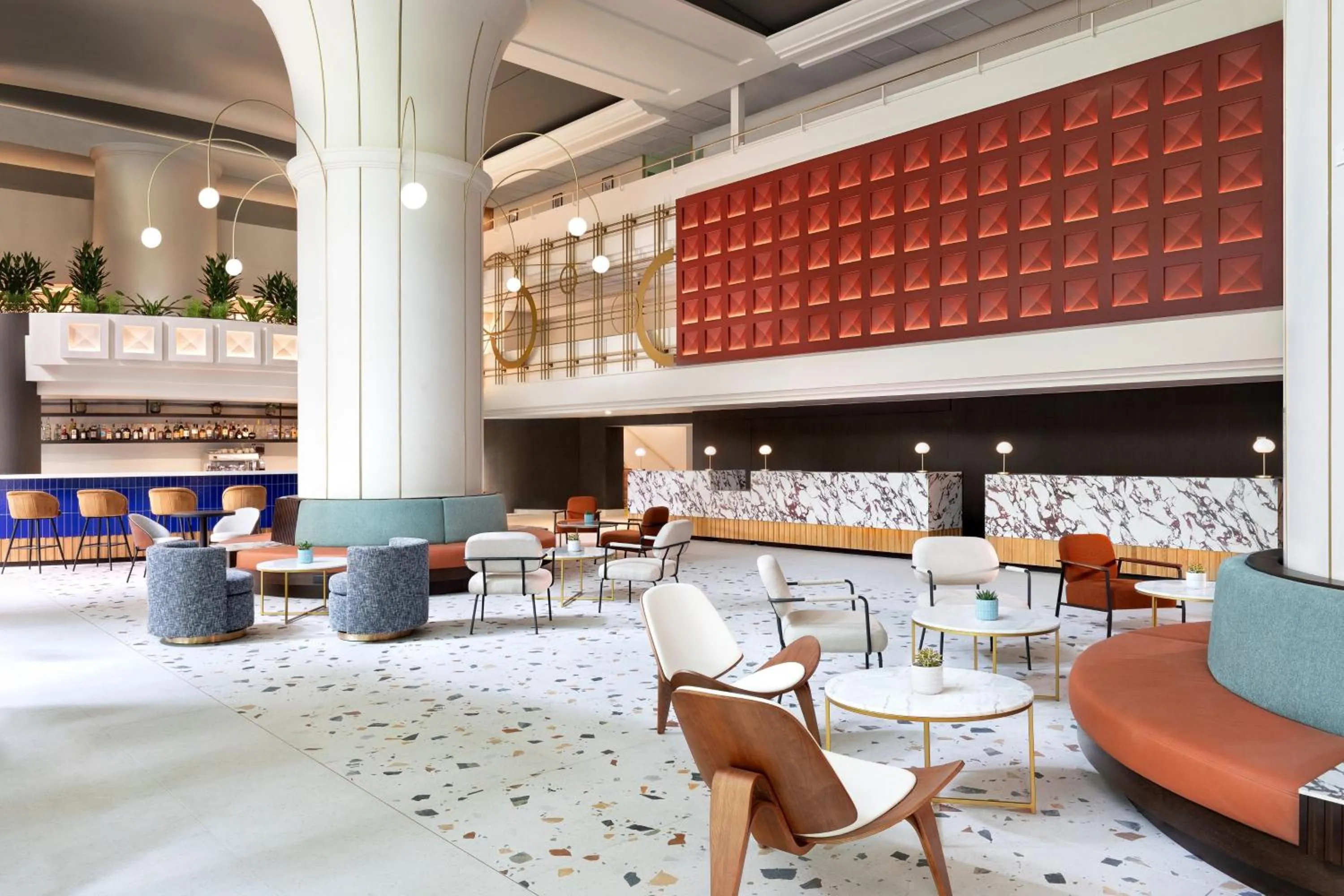 Lobby or reception in Paris Marriott Rive Gauche Hotel & Conference Center