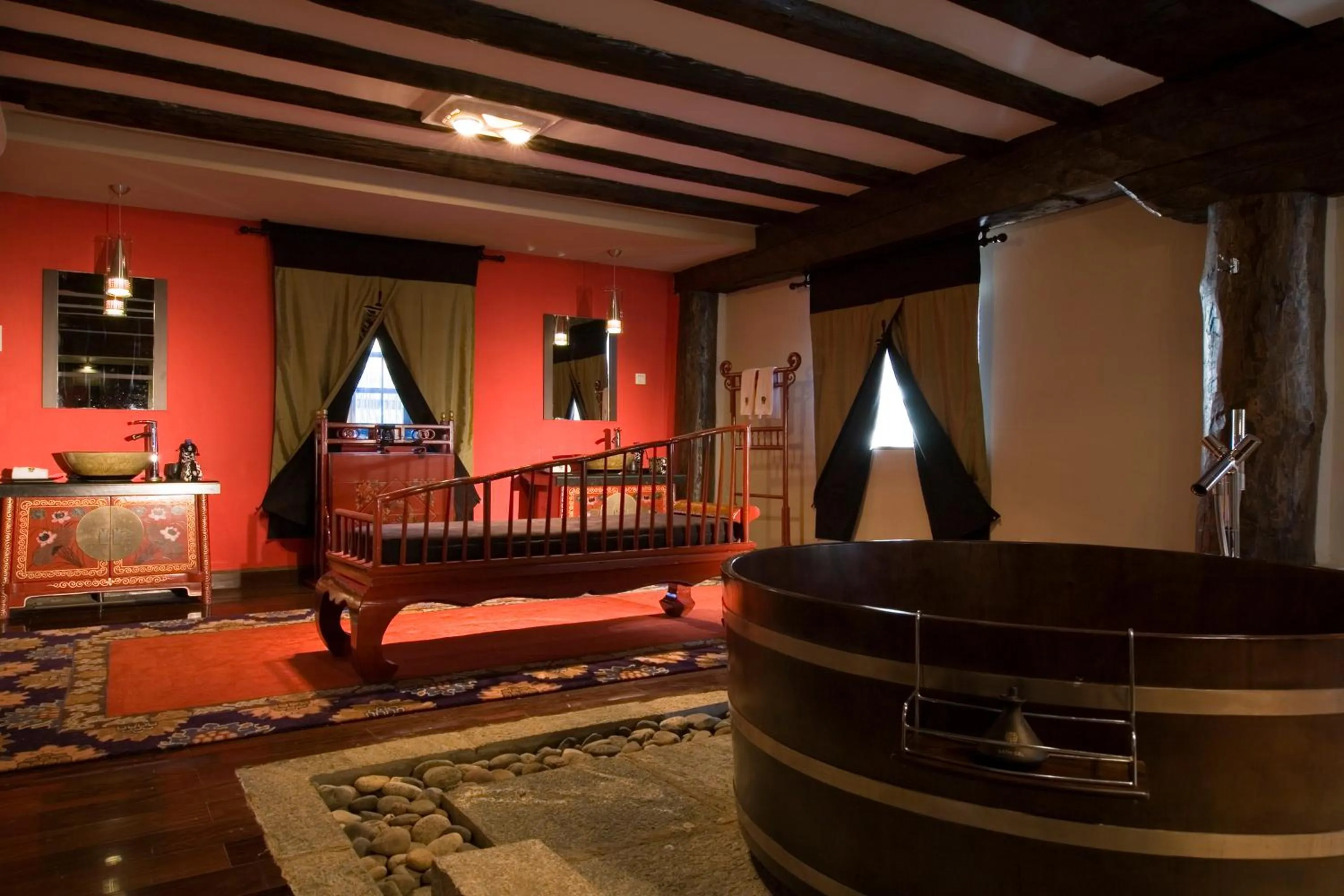 Bathroom in Banyan Tree Ringha