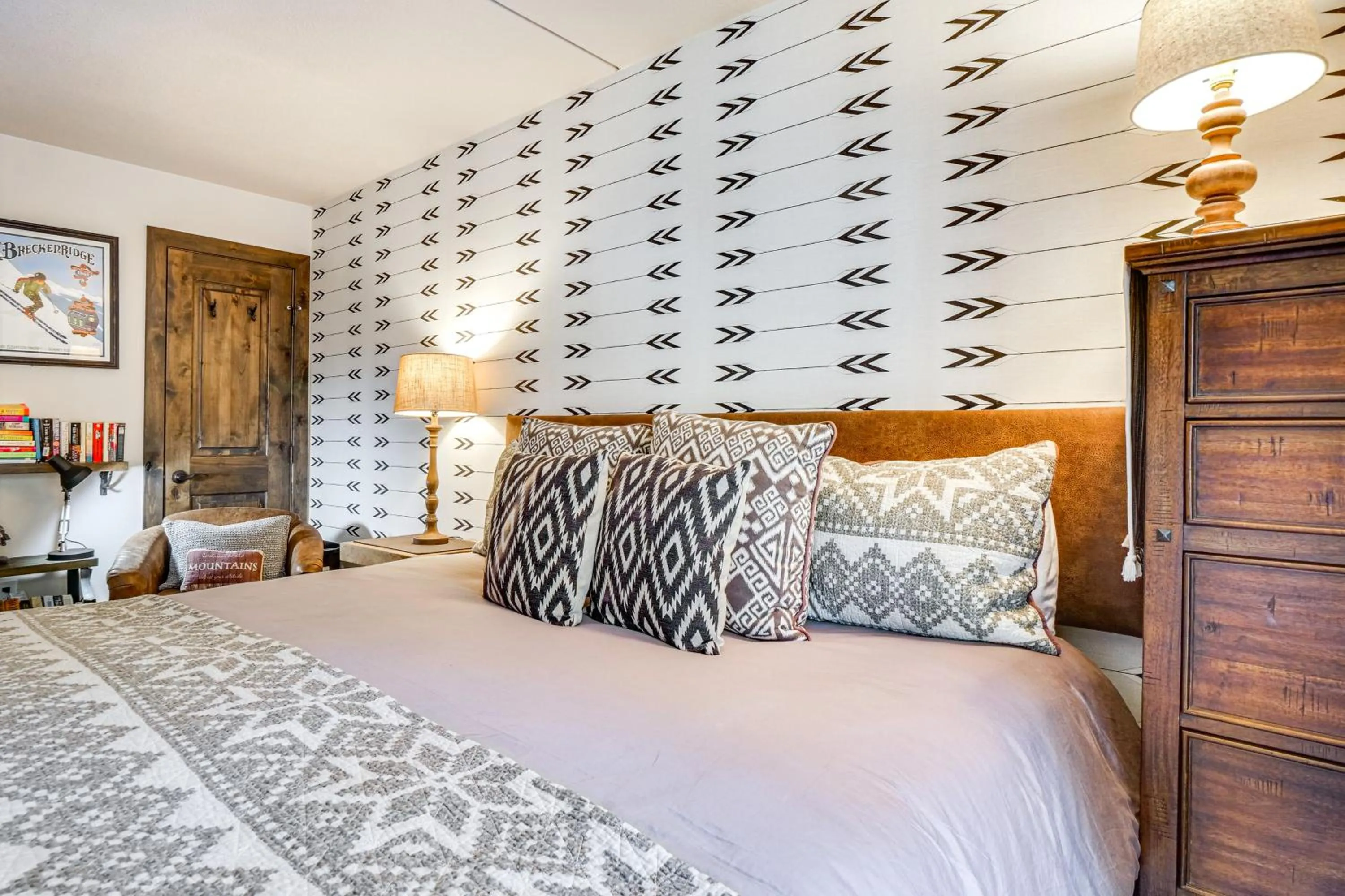 Bed in Breck Ski-InandSki-Out Condo Near Main Street!