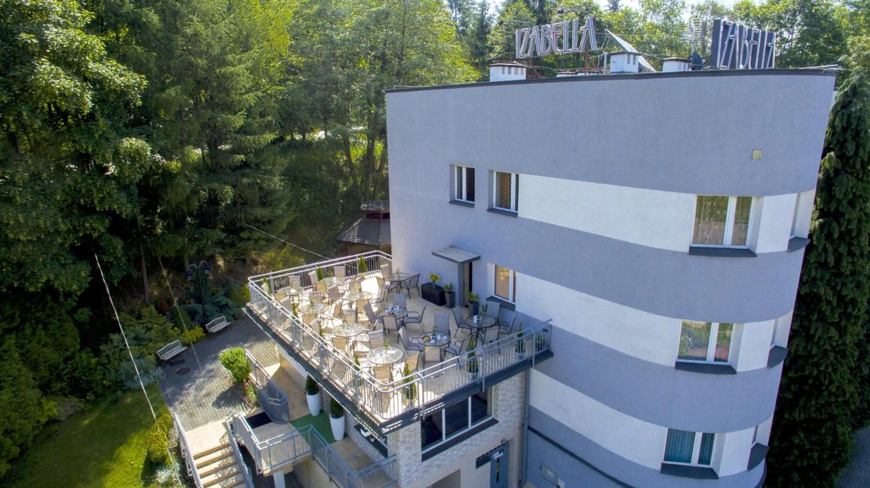 Balcony/Terrace in Rezydencja Izabella