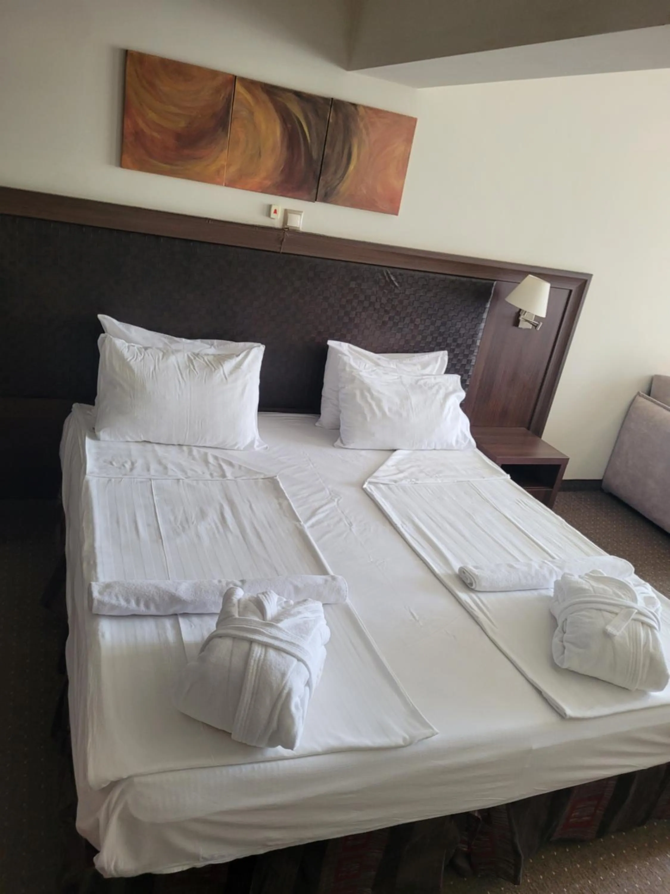 Bed in Sana Spa Hotel