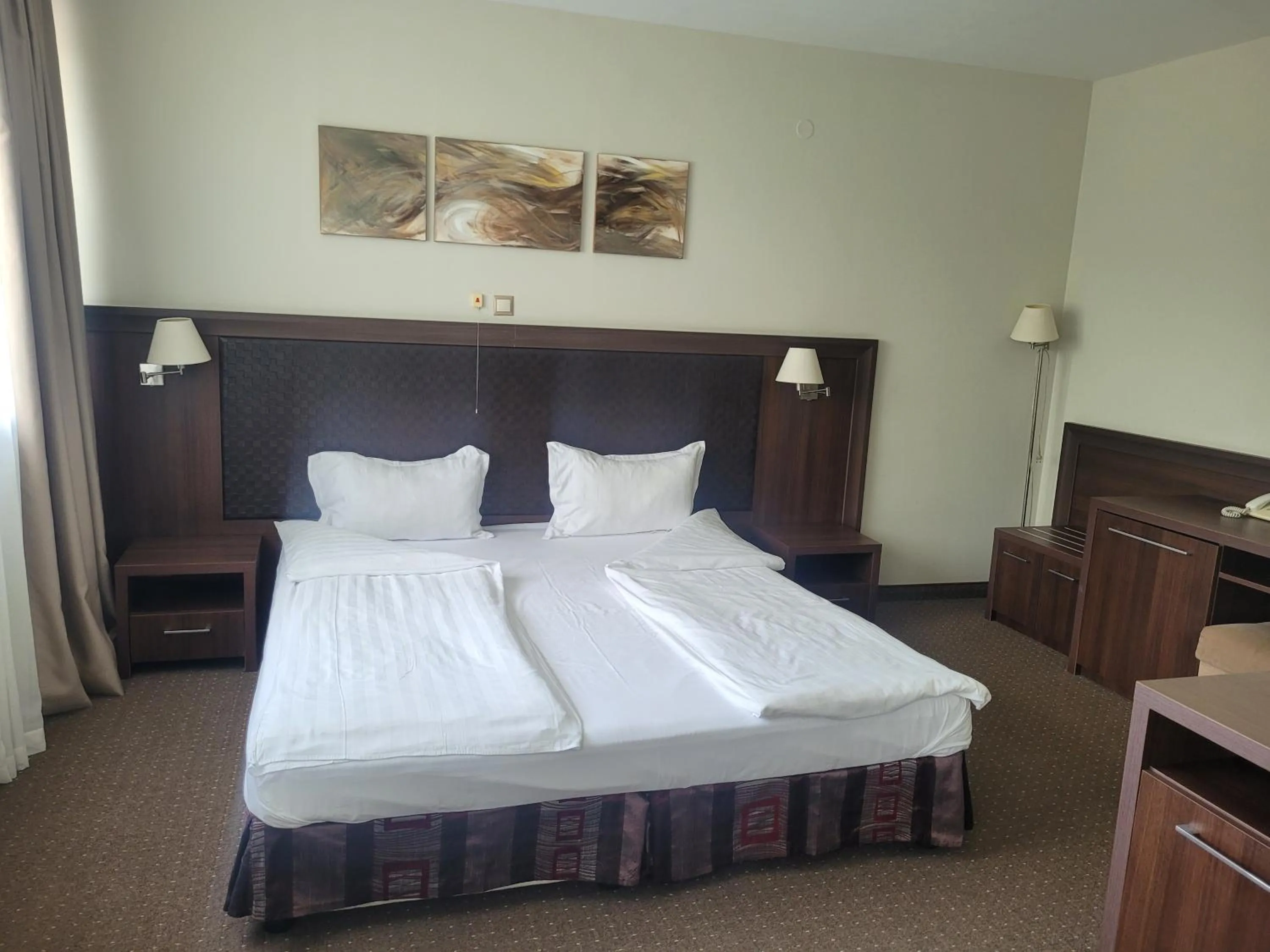 Bed in Sana Spa Hotel