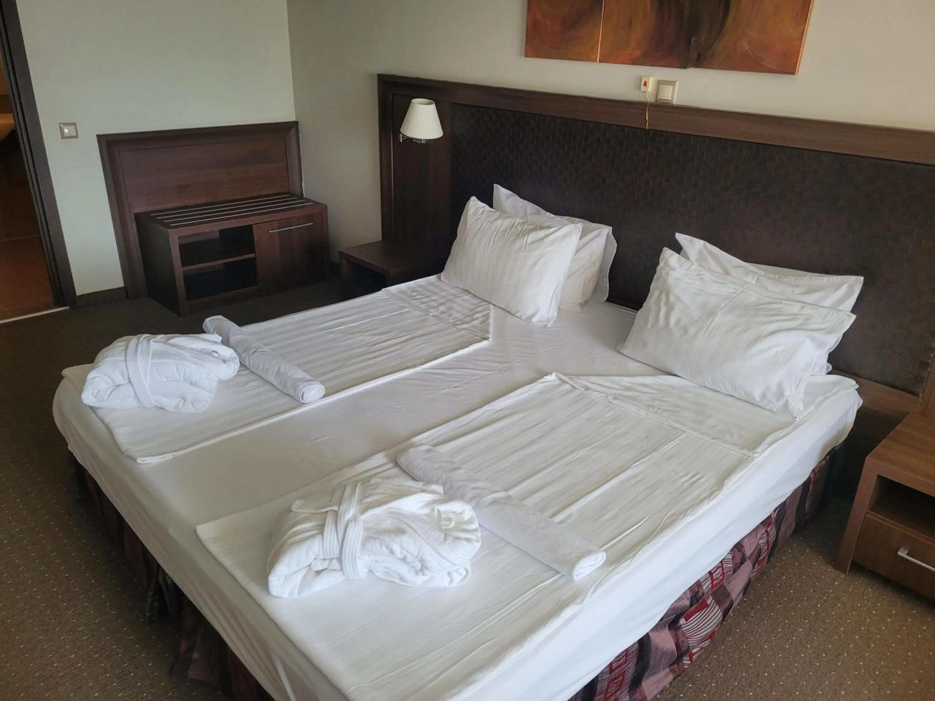 Bed in Sana Spa Hotel