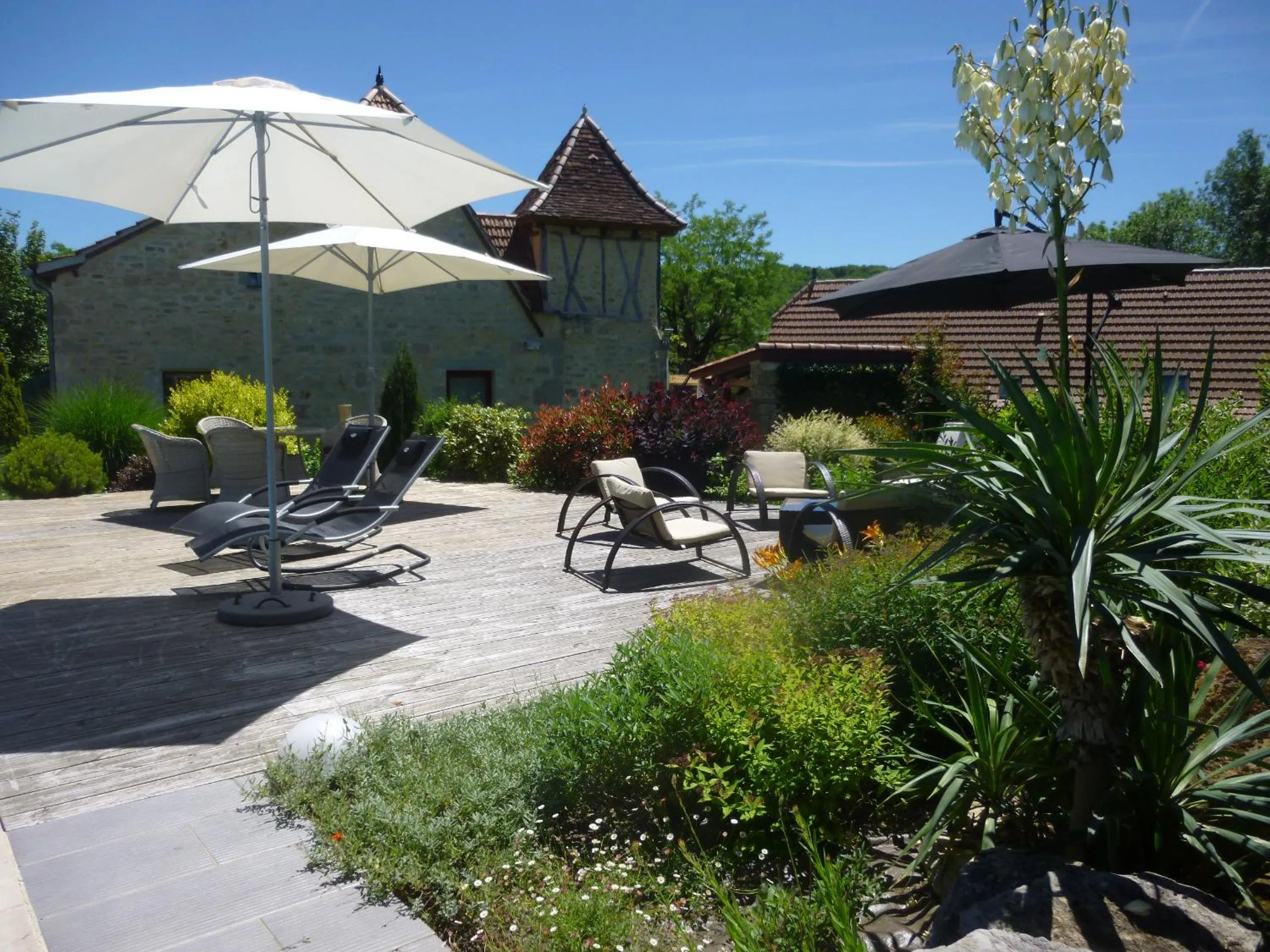 Patio in Au Mas de Gamet