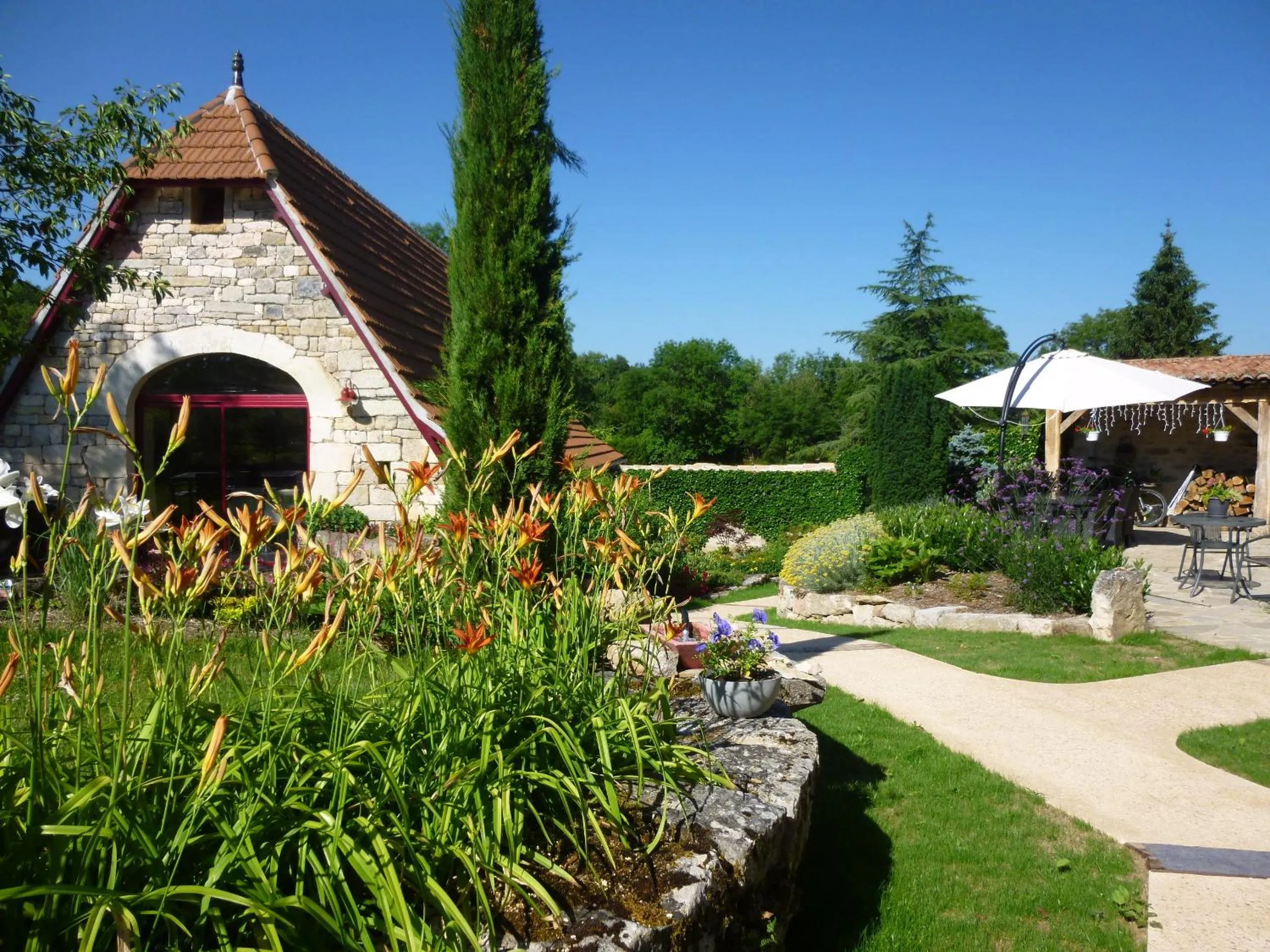 Garden in Au Mas de Gamet