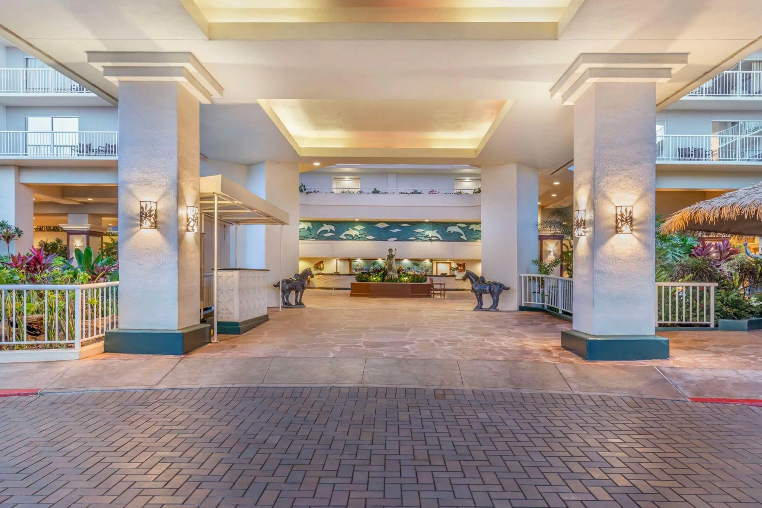 Property building in Hilton Vacation Club Ka'anapali Beach Maui