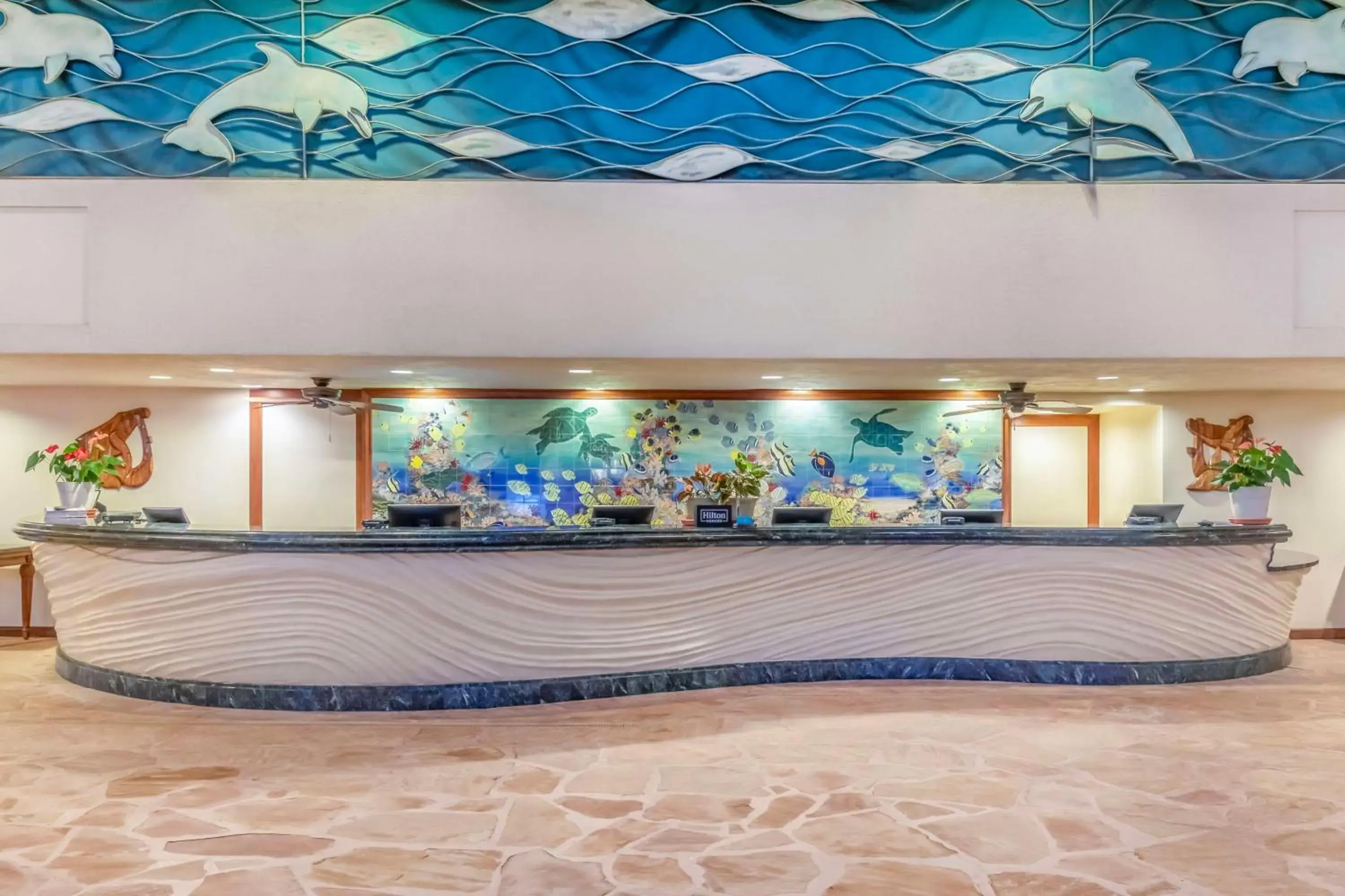 Lobby or reception in Hilton Vacation Club Ka'anapali Beach Maui Lobby or reception in Hilton Vacation Club Ka'anapali Beach Maui