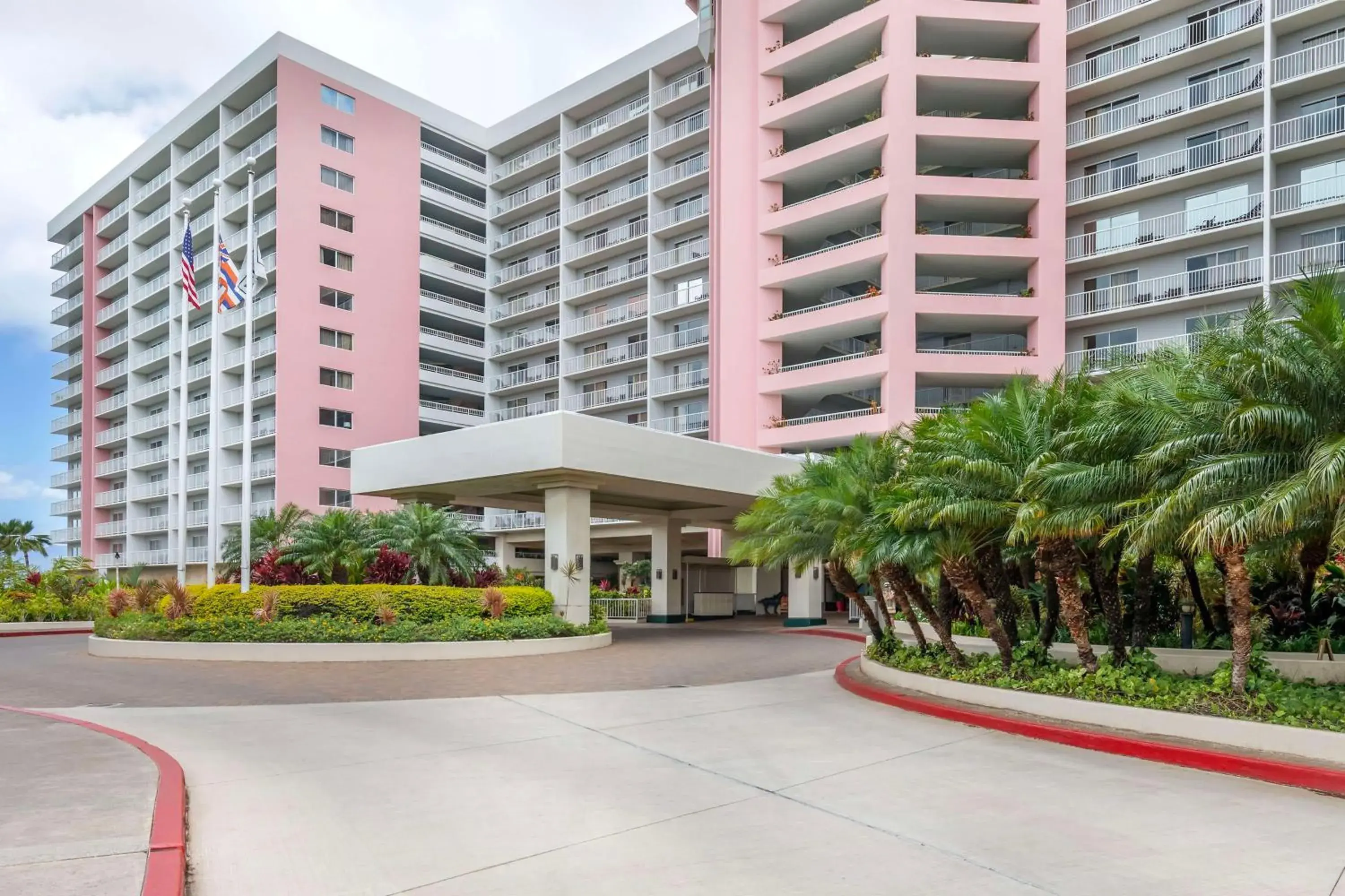 Property building in Hilton Vacation Club Ka'anapali Beach Maui Property building in Hilton Vacation Club Ka'anapali Beach Maui