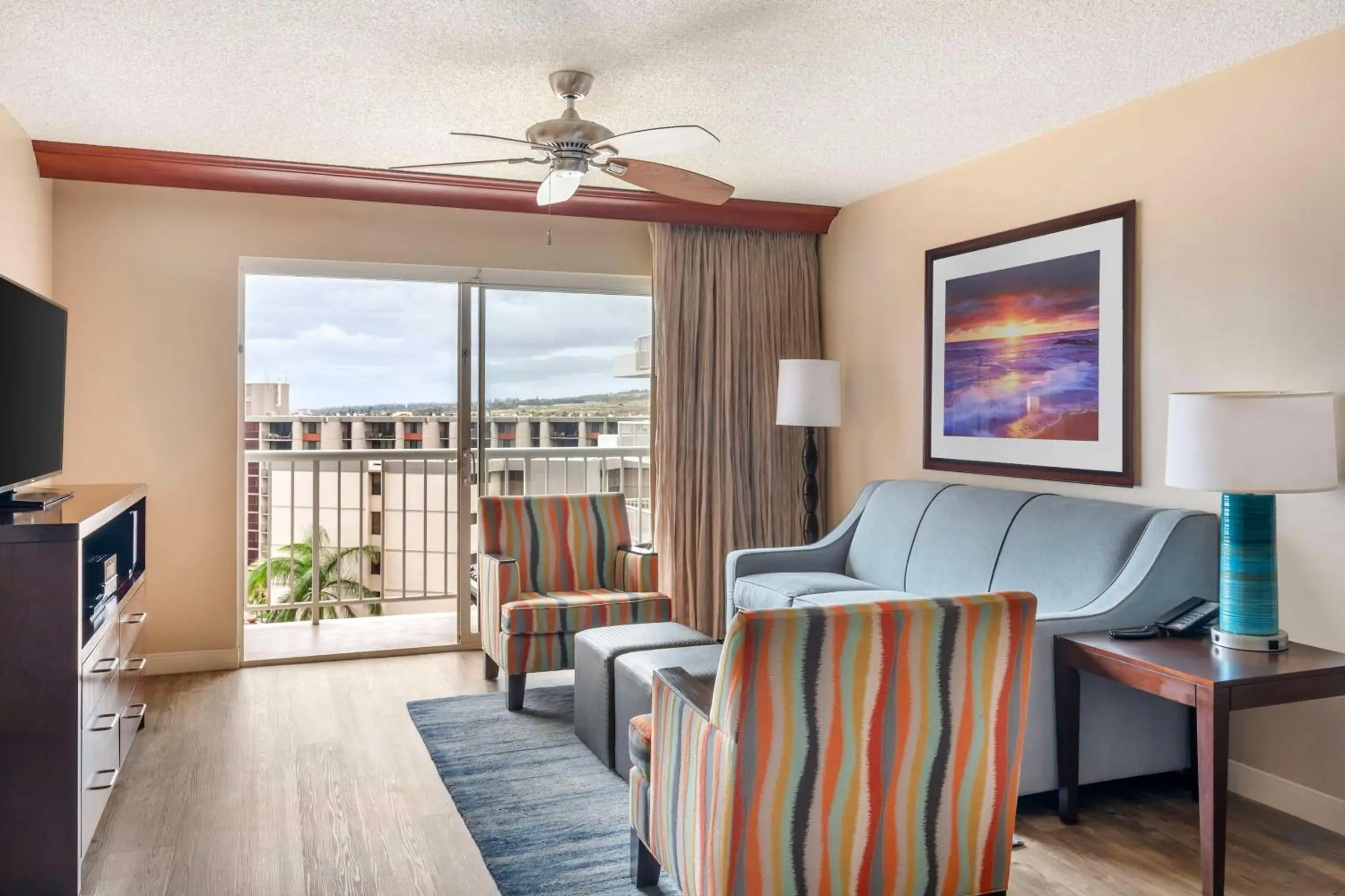 Living room in Hilton Vacation Club Ka'anapali Beach Maui Living room in Hilton Vacation Club Ka'anapali Beach Maui