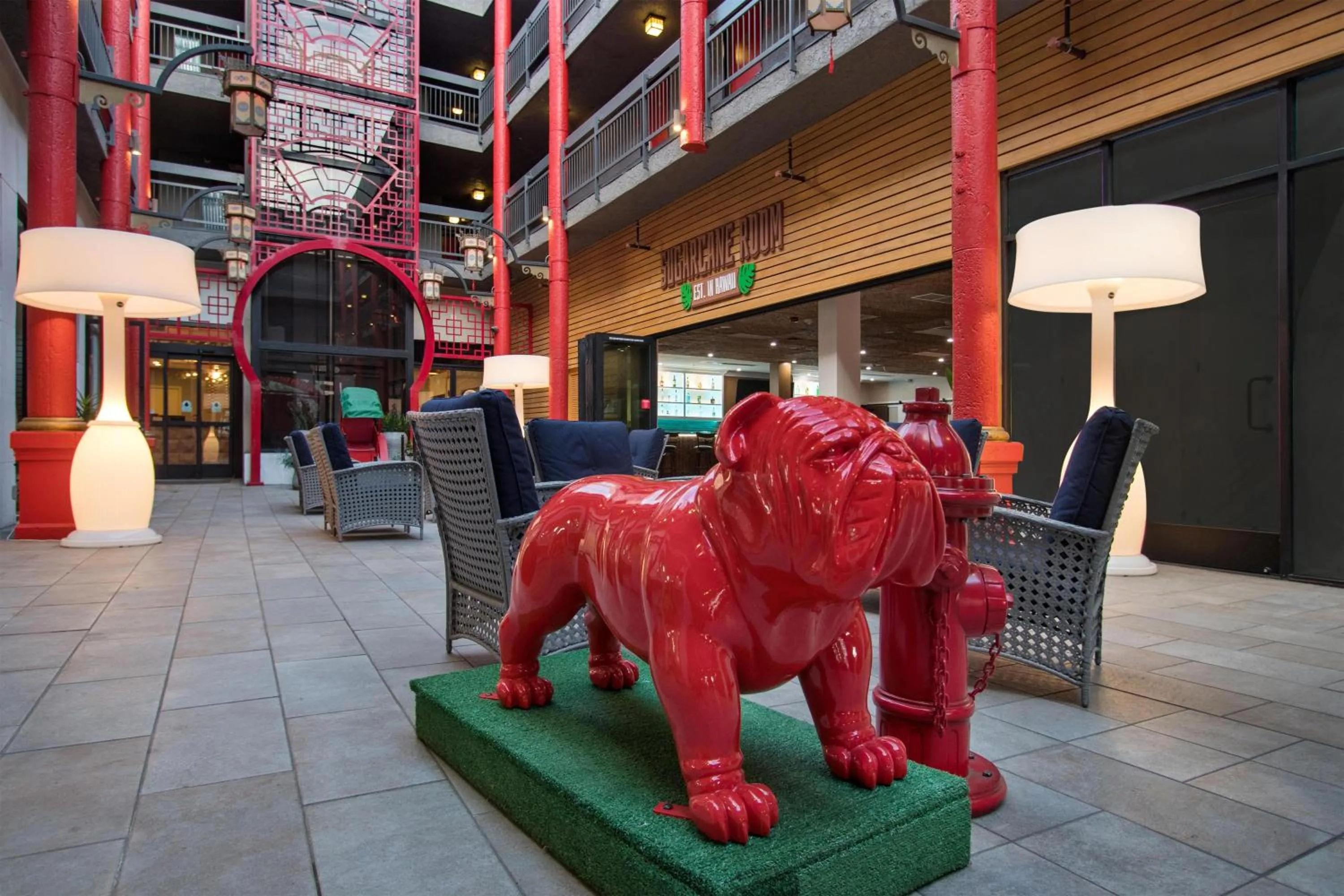 Property building in Aiden Los Angeles Downtown Dragon Gate Inn