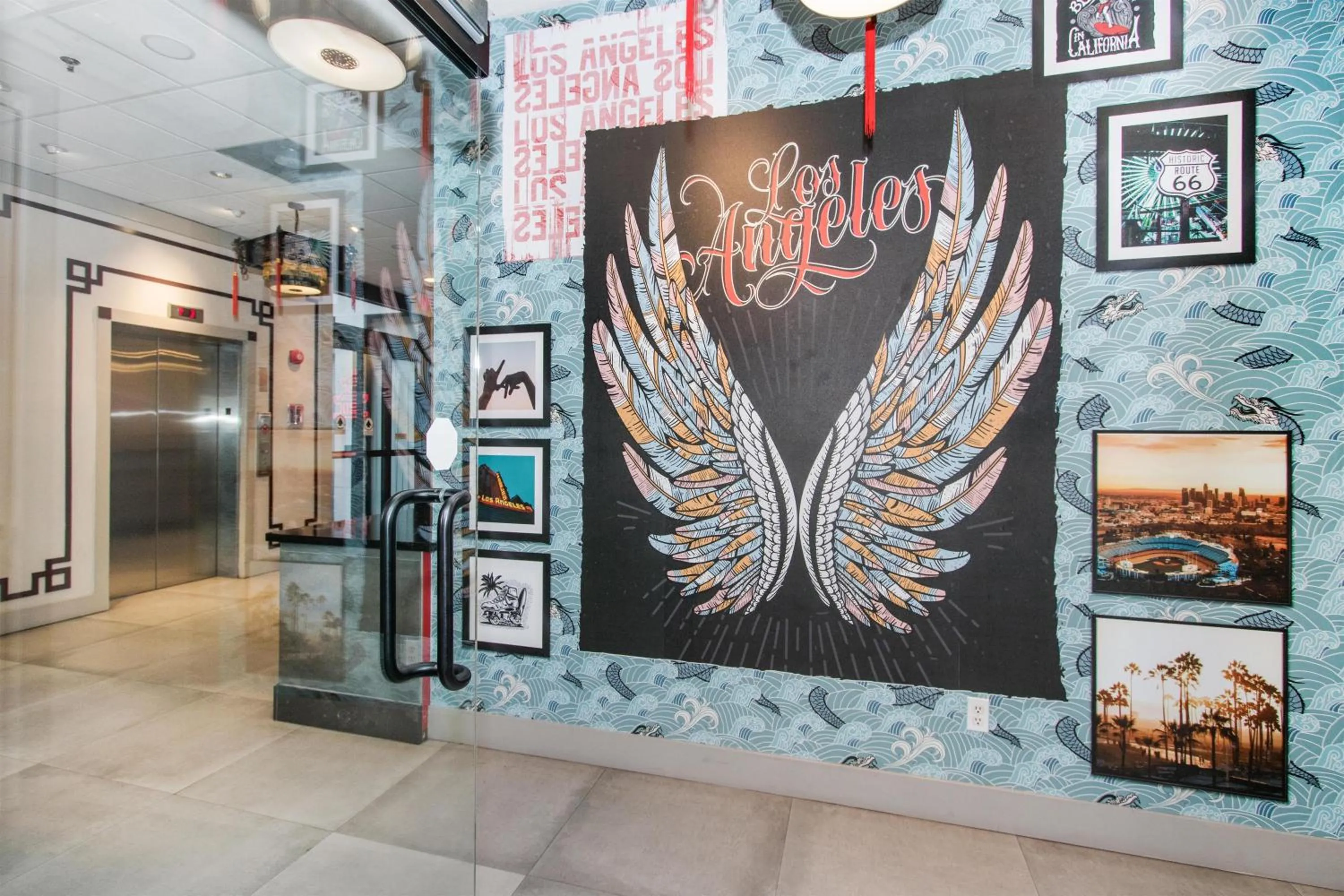 Lobby or reception in Aiden Los Angeles Downtown Dragon Gate Inn