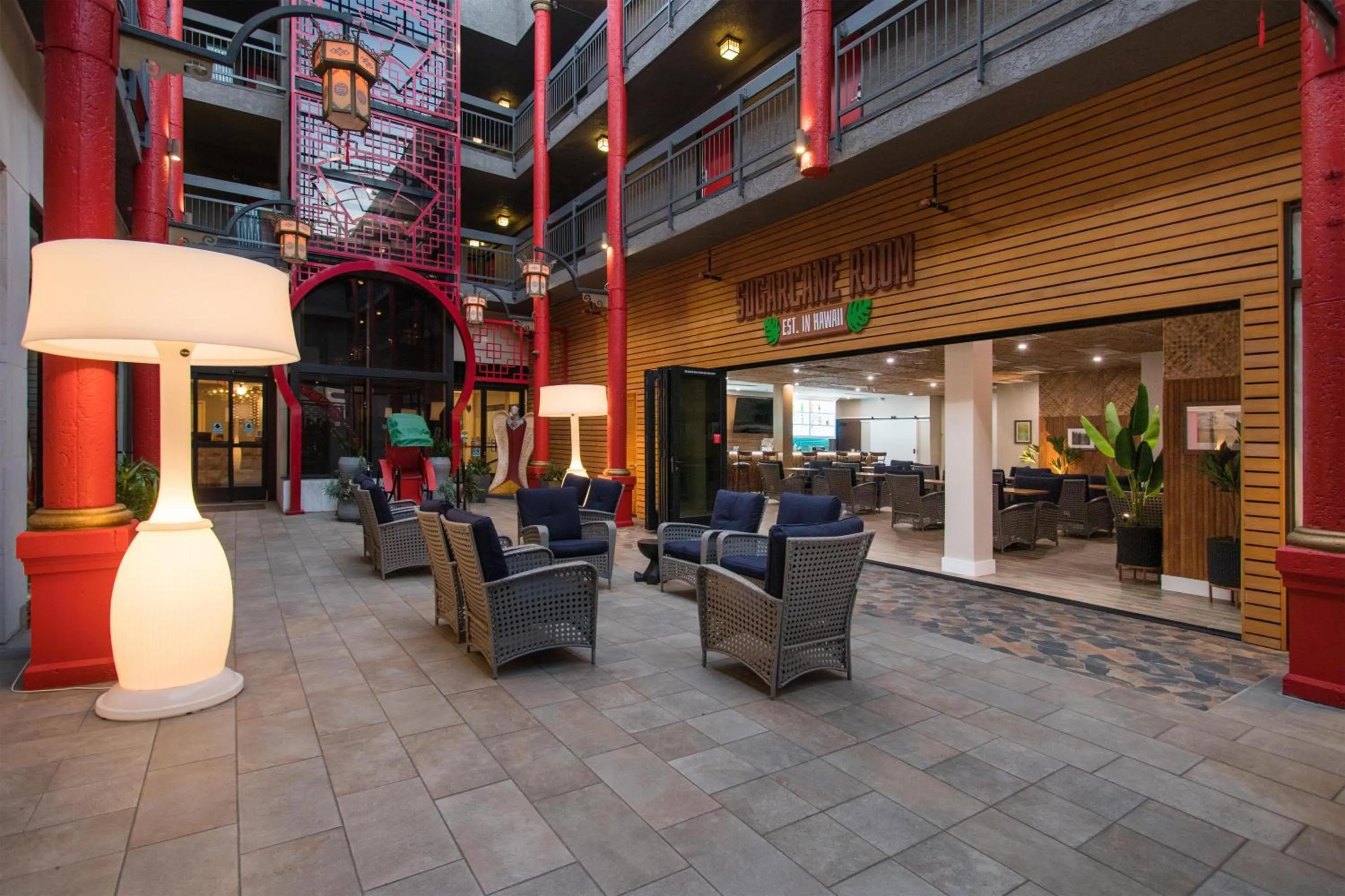 Property building in Aiden Los Angeles Downtown Dragon Gate Inn