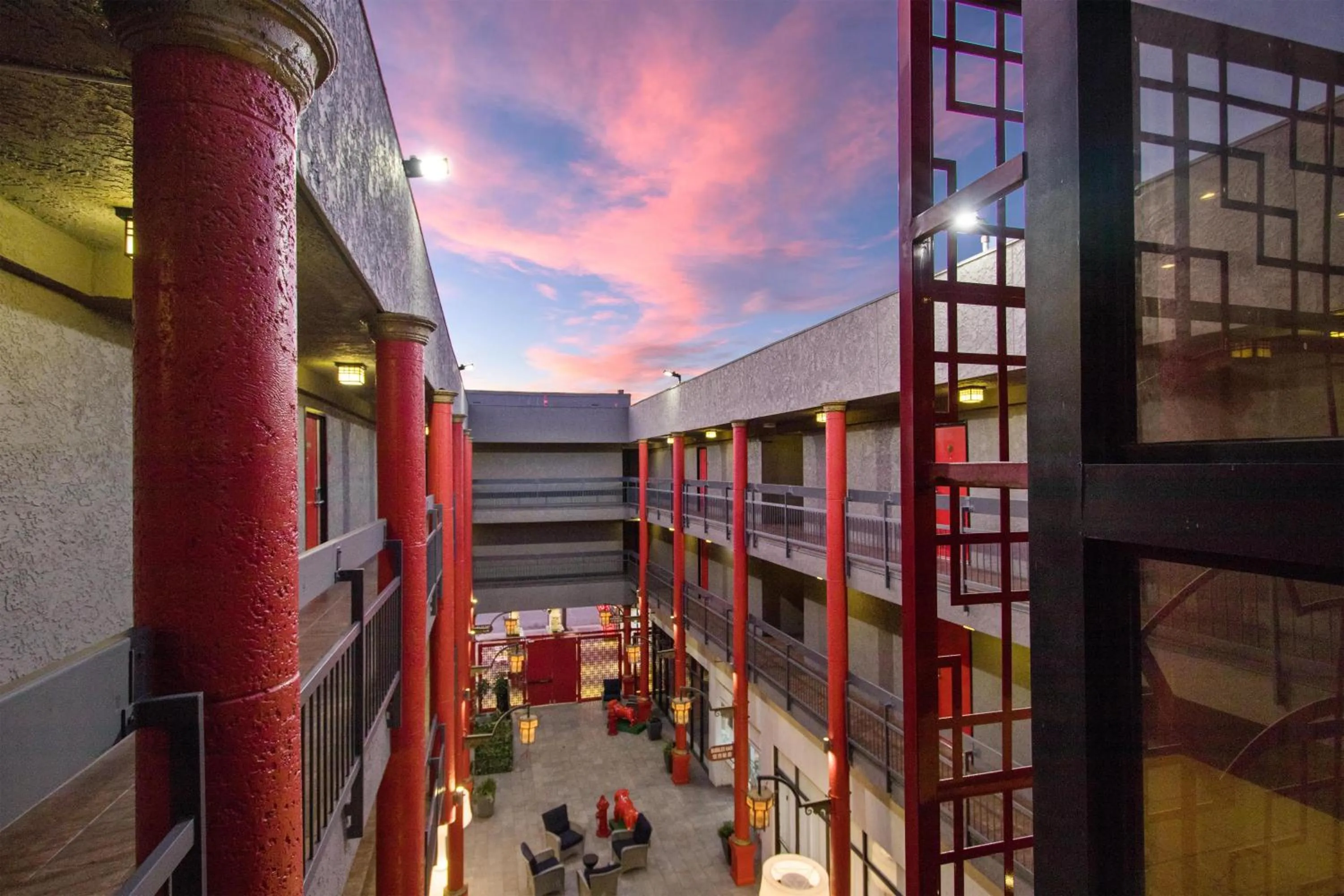 Property building in Aiden Los Angeles Downtown Dragon Gate Inn