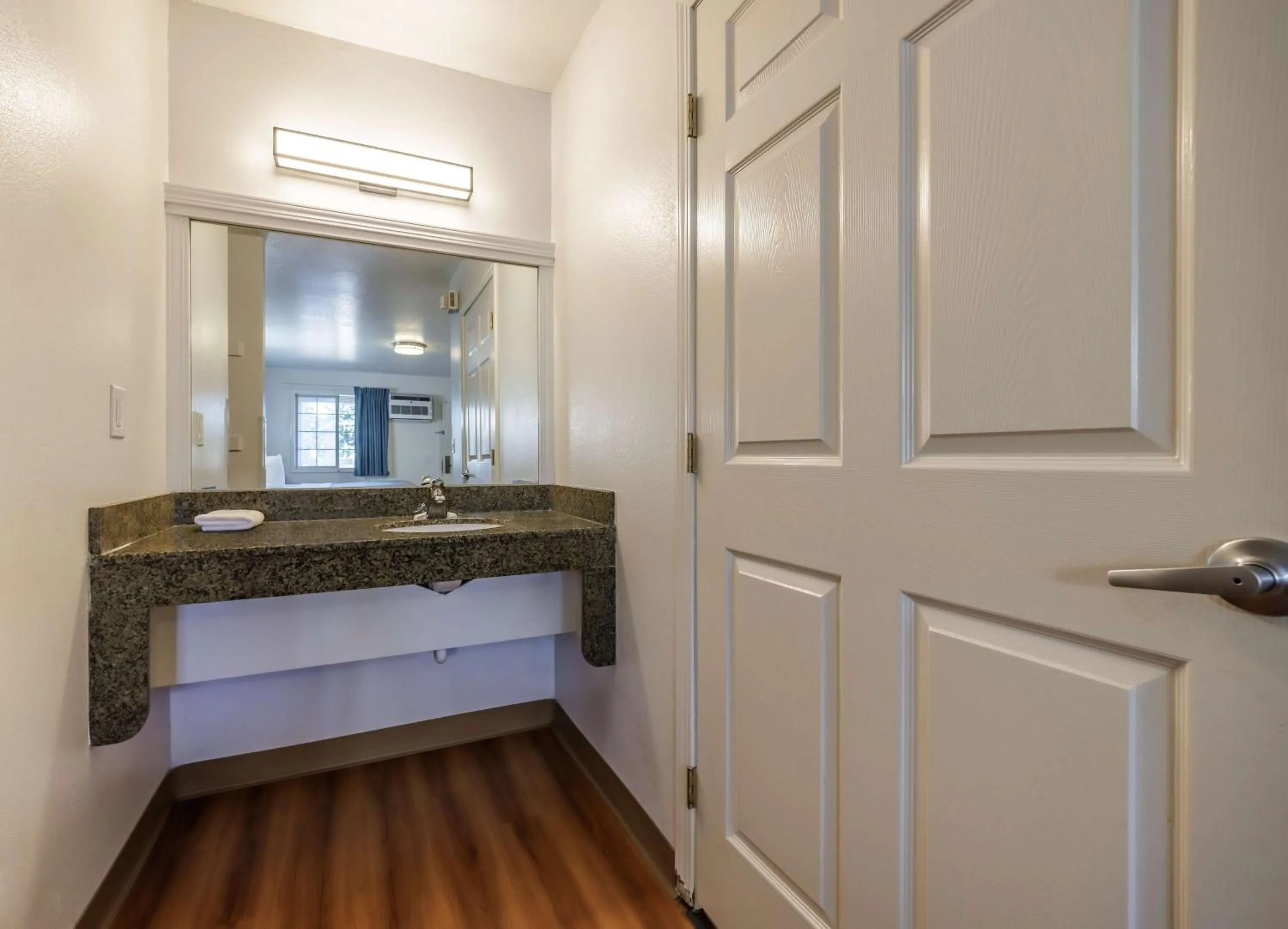 Bathroom in Motel 6-Canby, OR