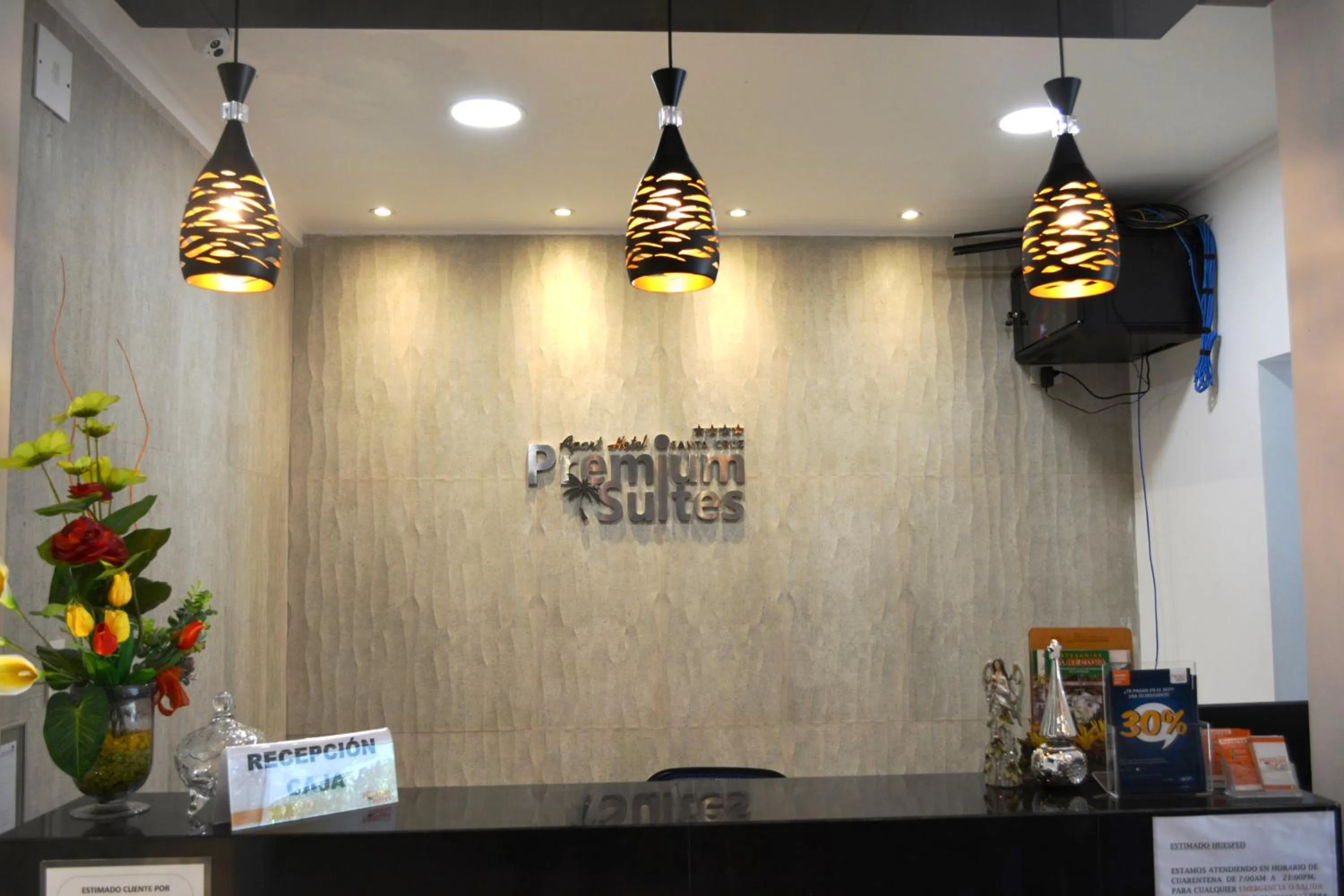 Property logo or sign in Premium Suites Deluxe Aparthotel Equipetrol