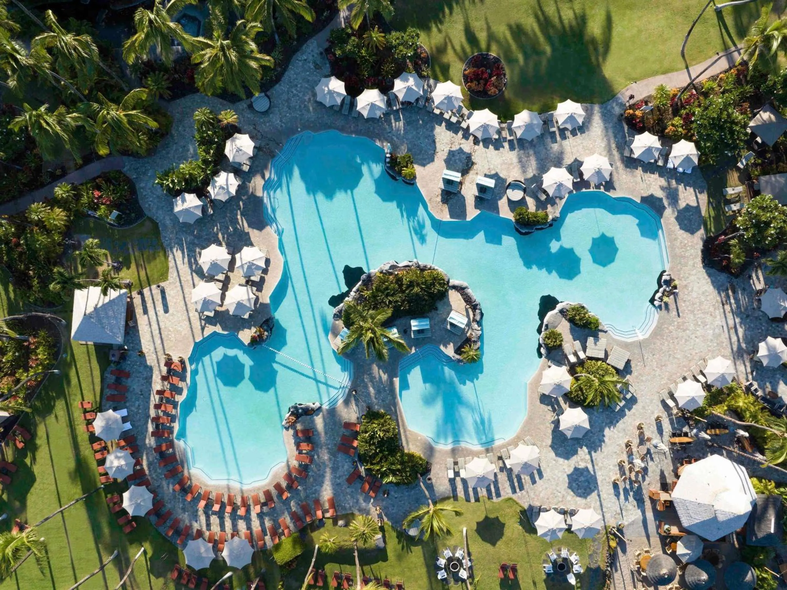 Pool view in Fairmont Orchid