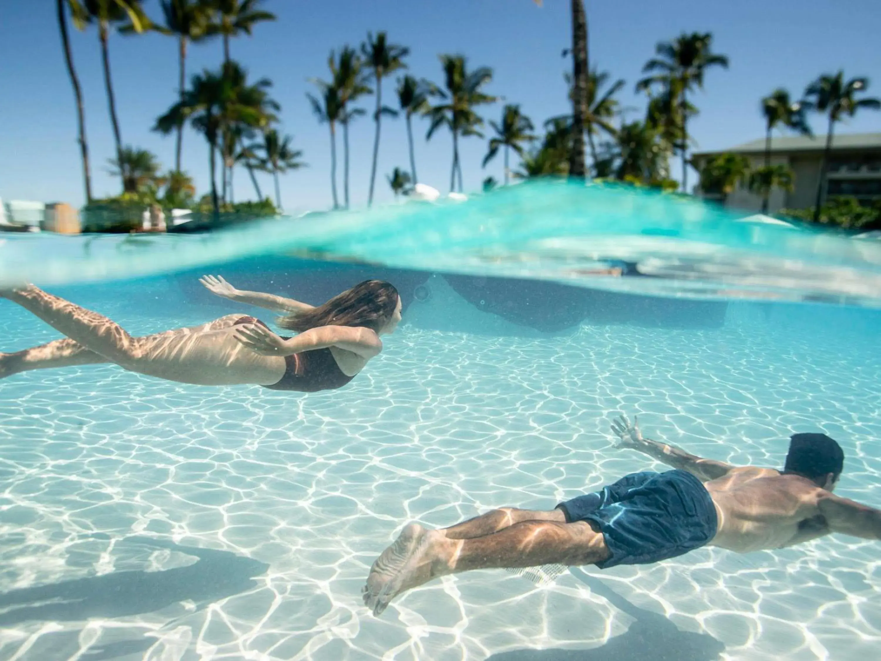 Pool view in Fairmont Orchid Pool view in Fairmont Orchid