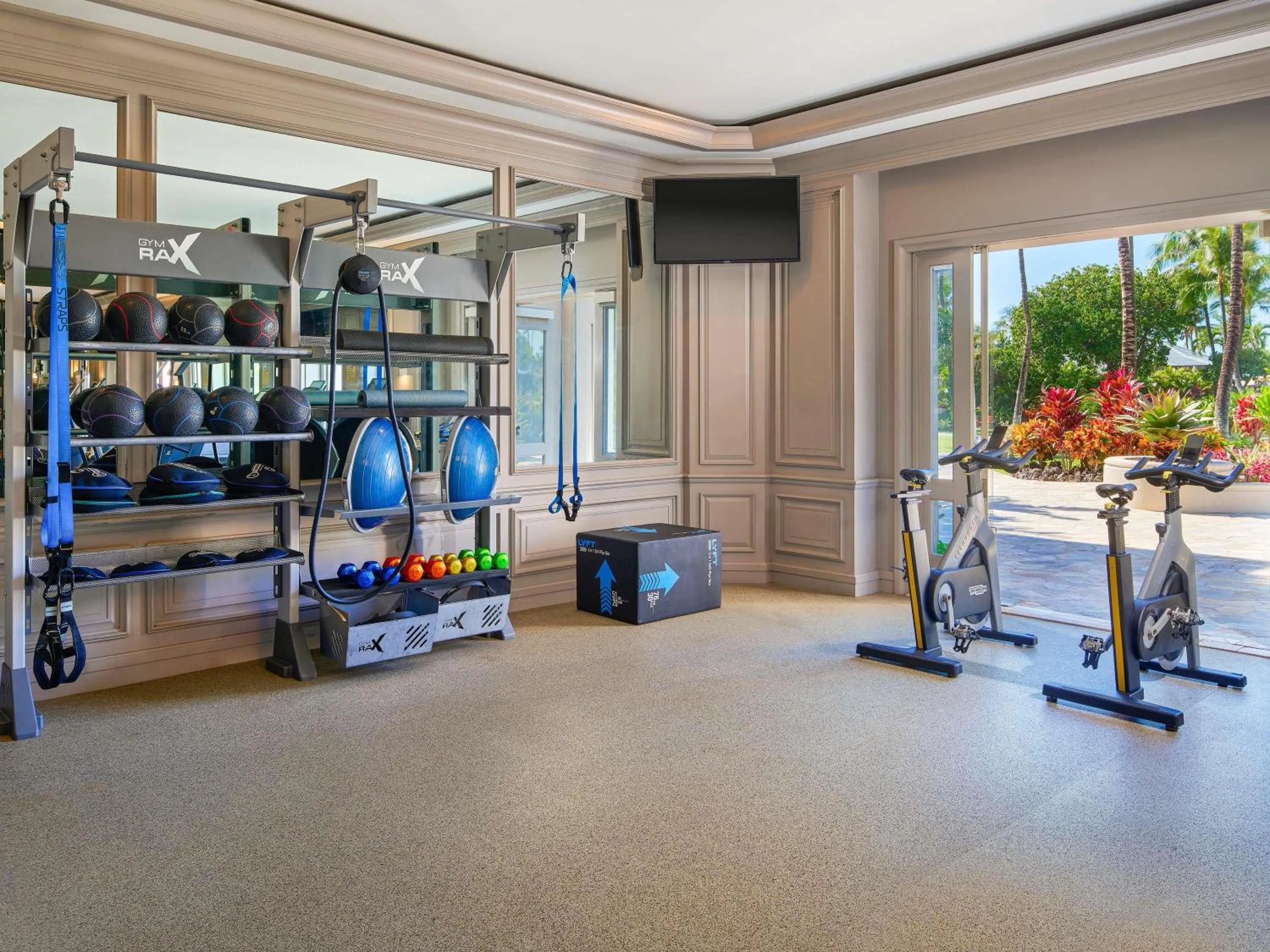 Fitness centre/facilities in Fairmont Orchid