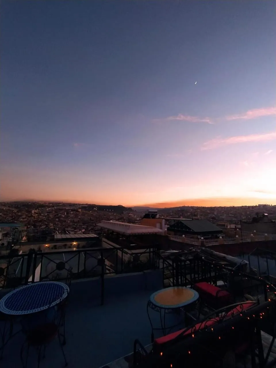 Sunset in Dar Atlantic