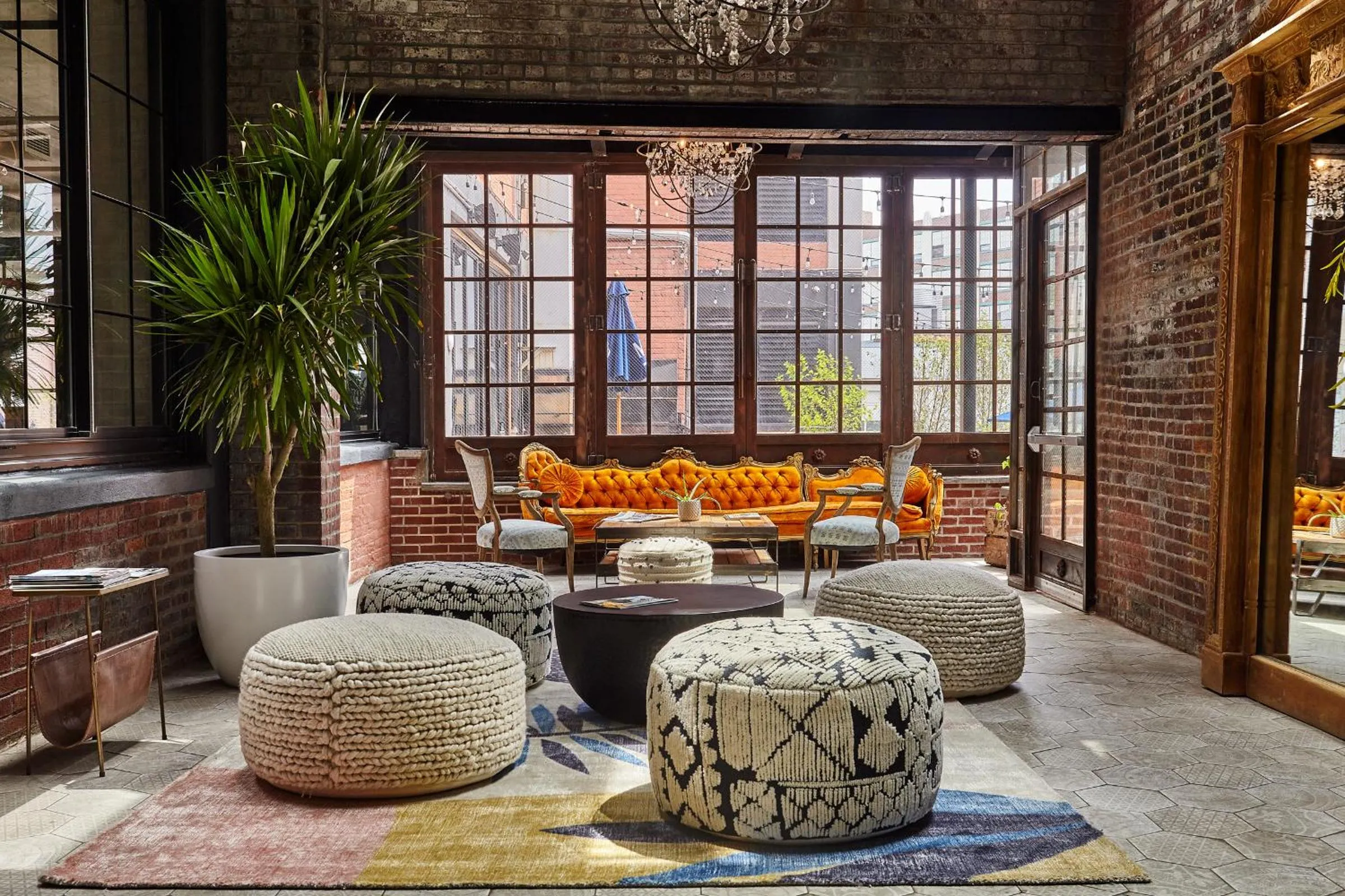 Communal lounge/ TV room in The Collective Paper Factory