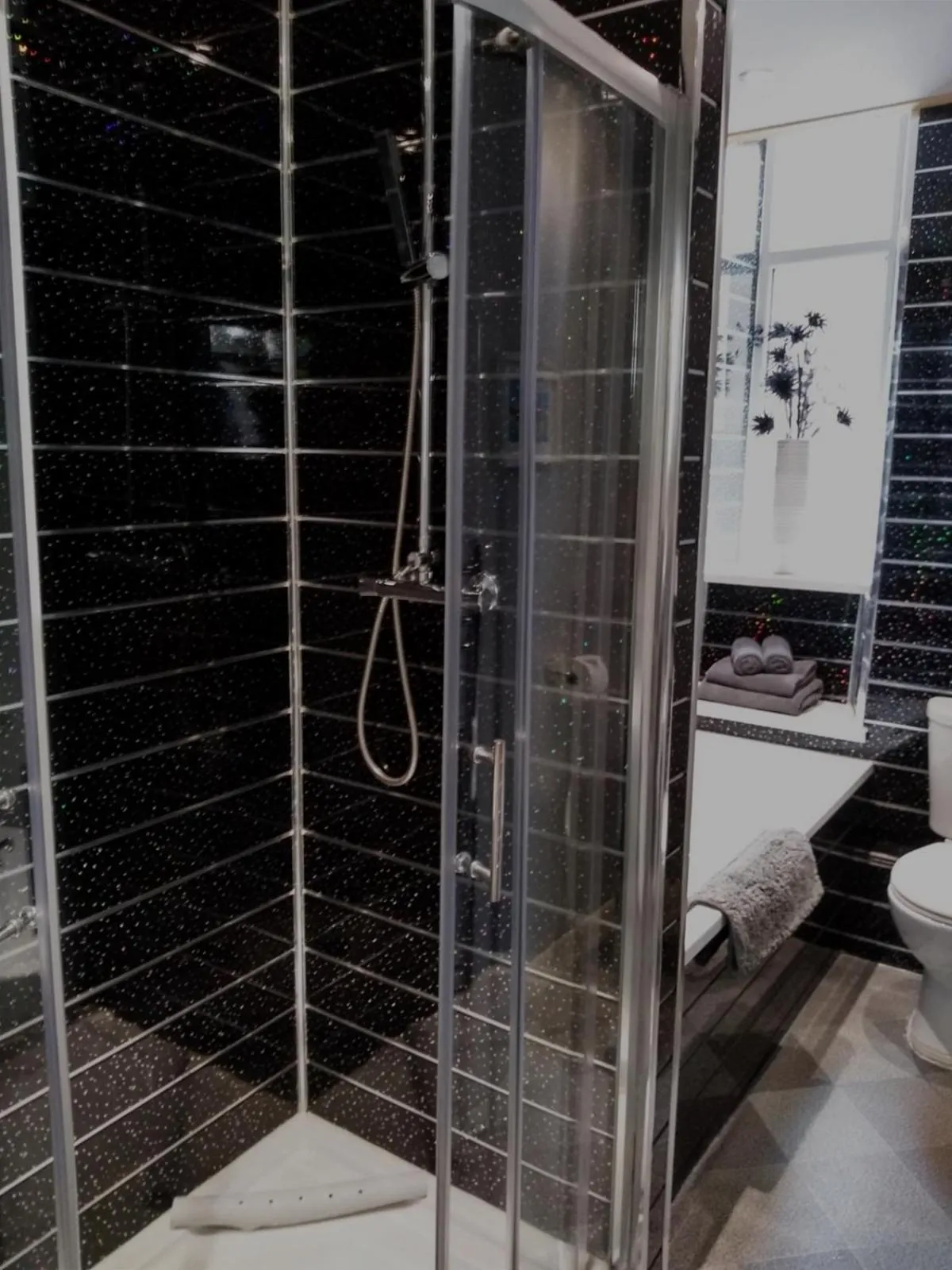 Shower in Bluebird Lodge