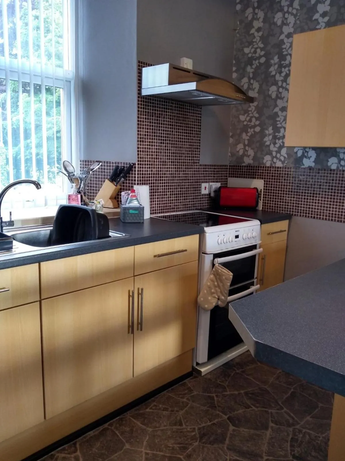 Kitchen or kitchenette in Bluebird Lodge