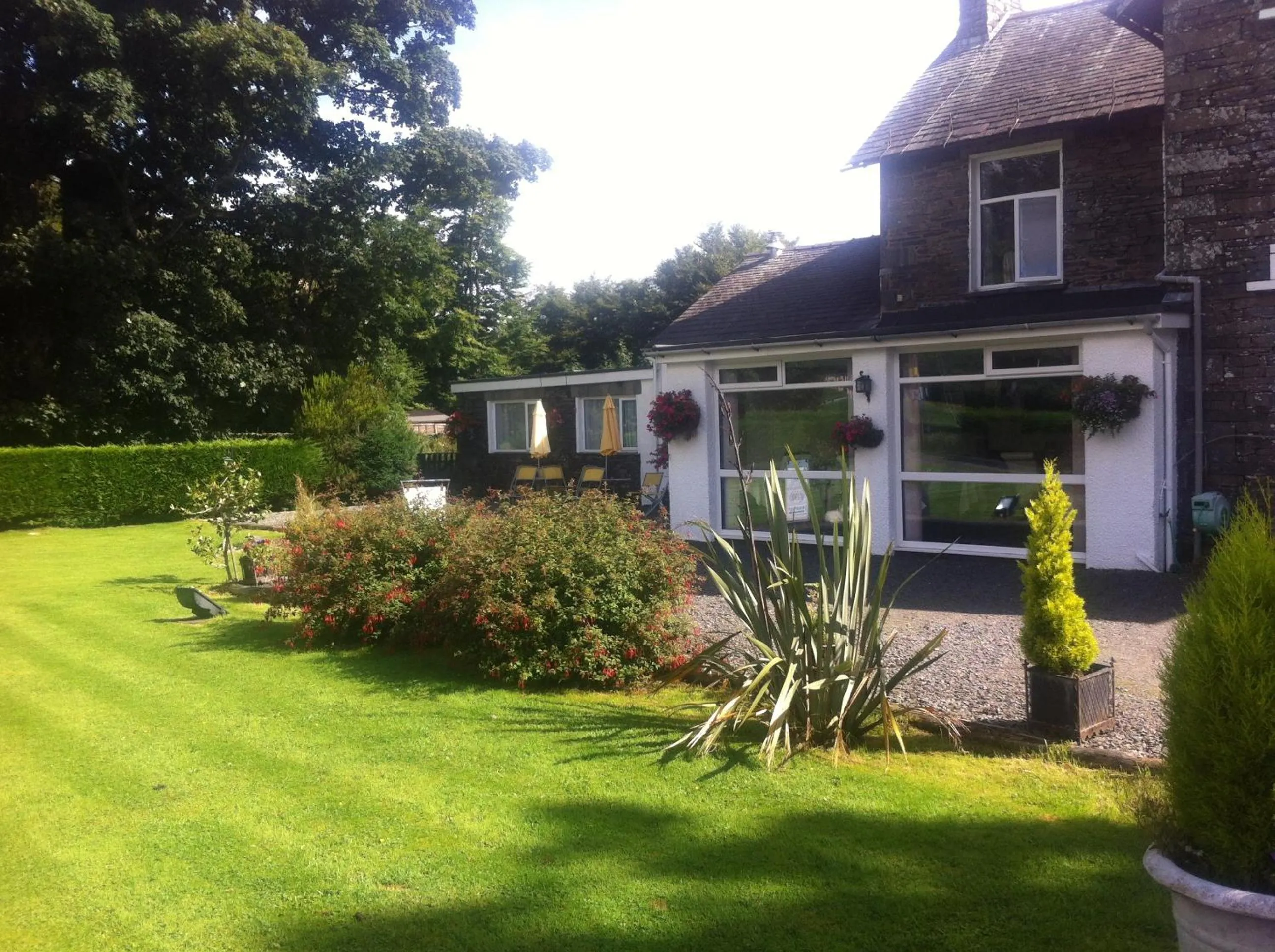 Garden in Bluebird Lodge