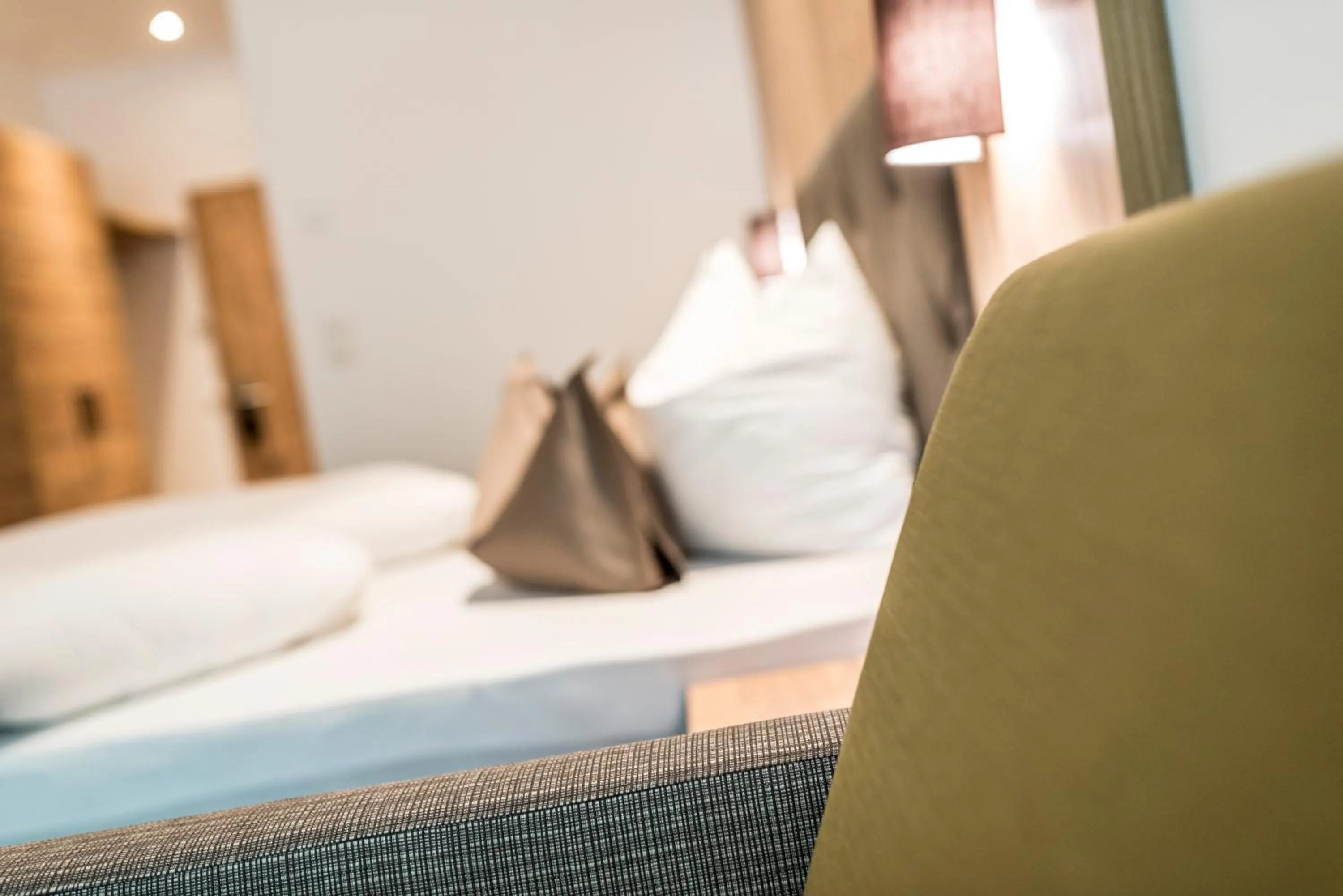 Bed in Hotel Rosengarten