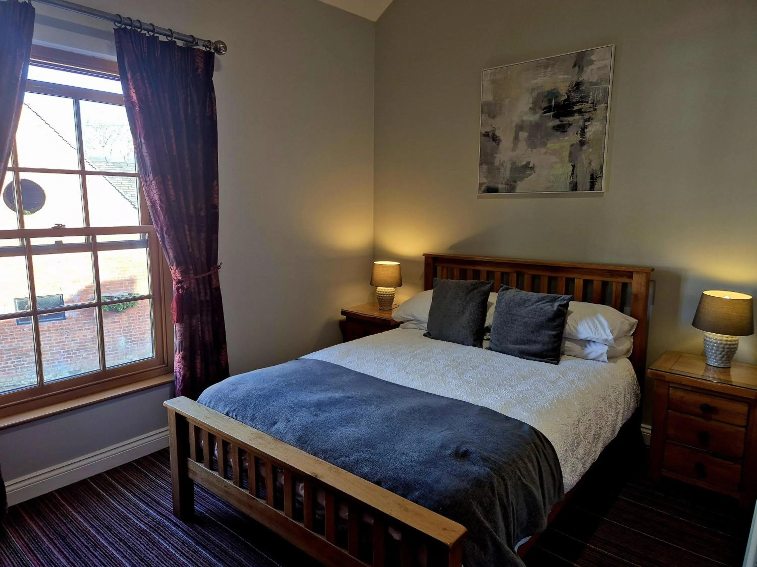 Bed in The Badger Inn