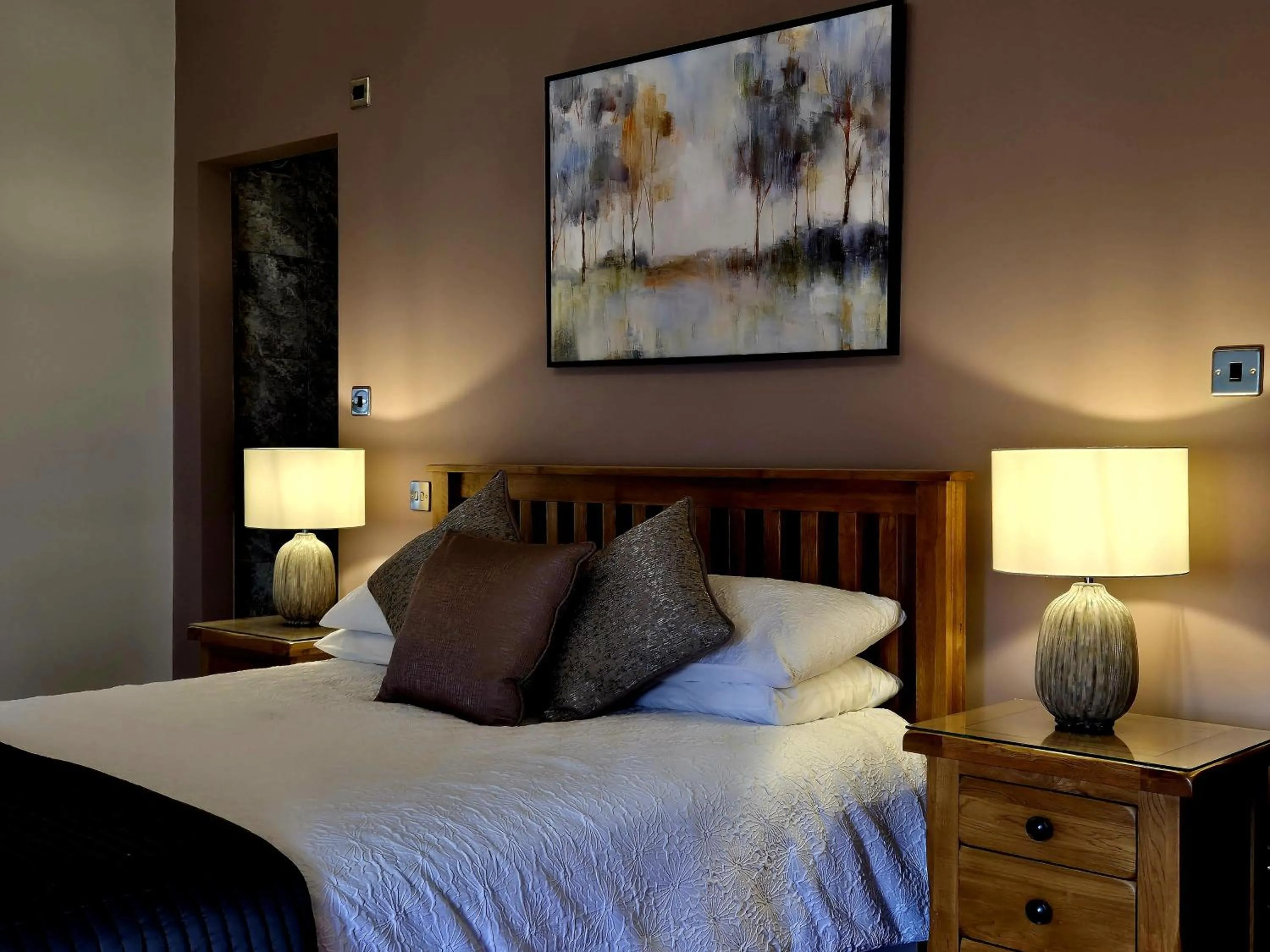 Bed in The Badger Inn