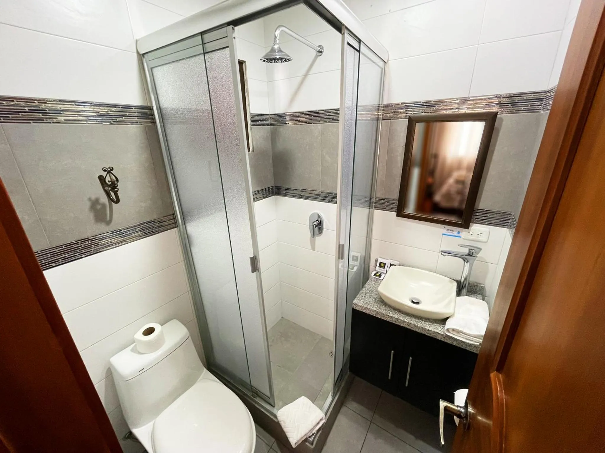 Shower in Hotel Azul de la Plaza by Chat Noir