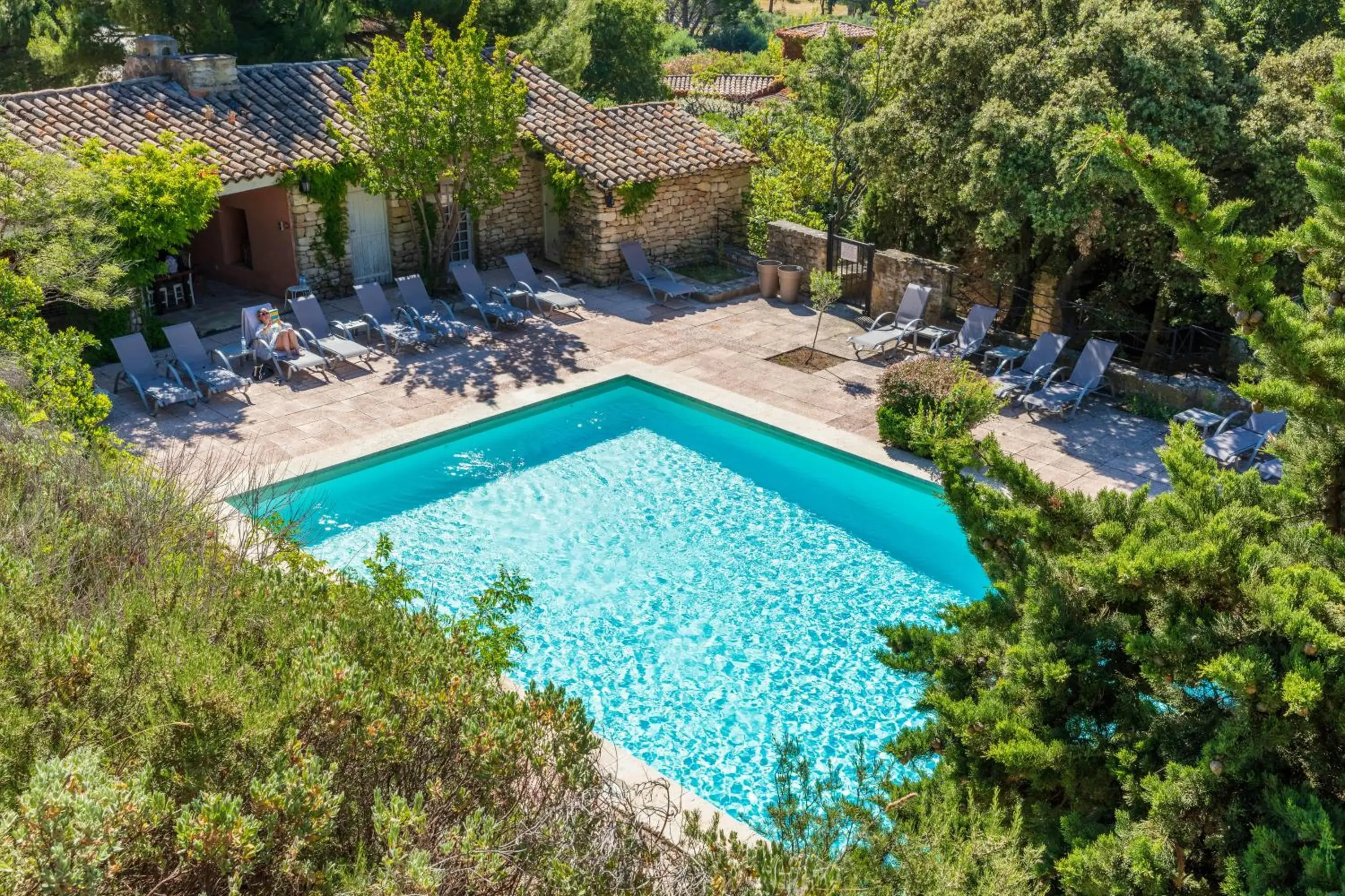 Swimming pool in Garrigae Abbaye de Sainte Croix Swimming pool in Garrigae Abbaye de Sainte Croix