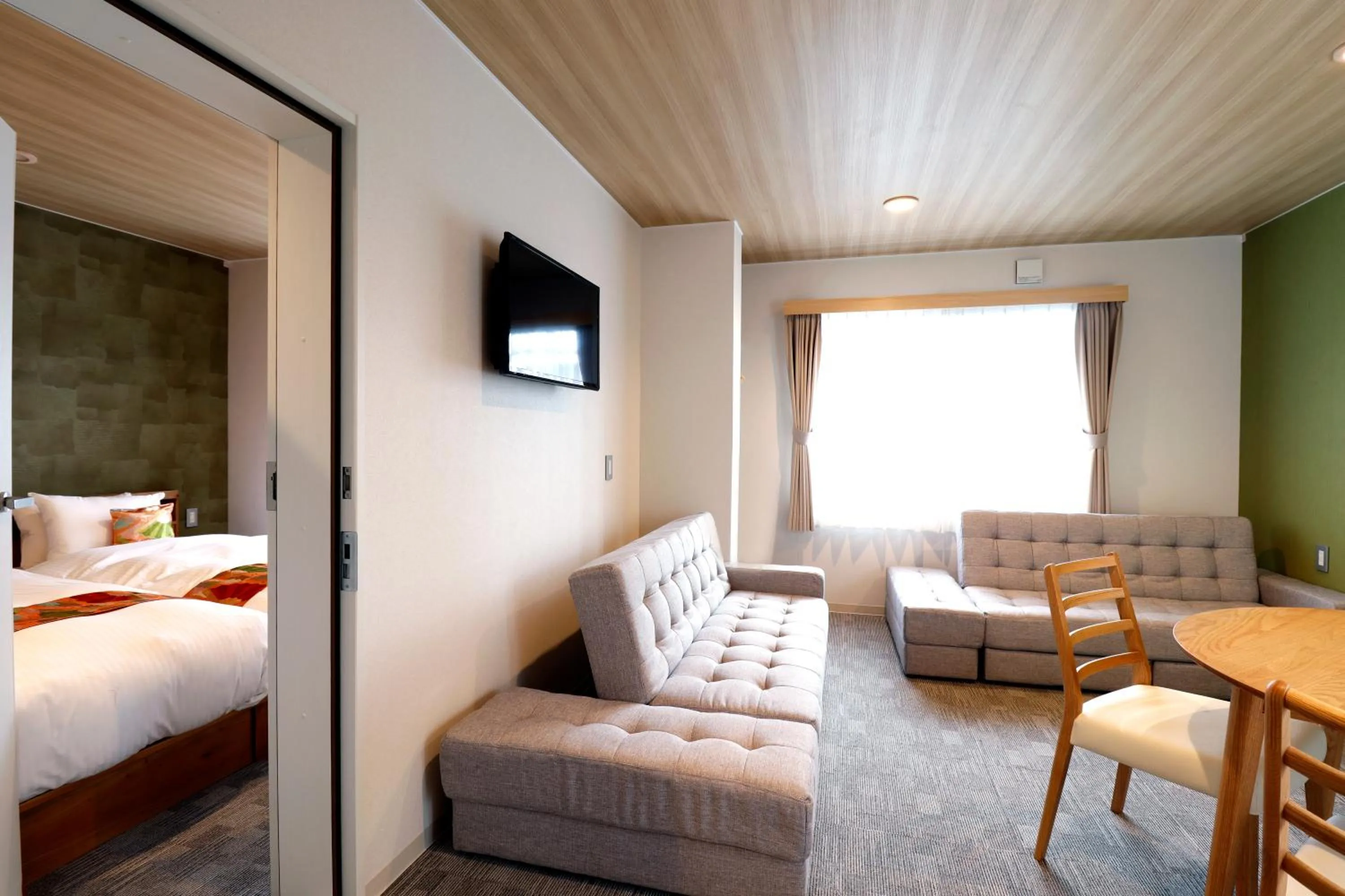 Living room, Bed in Stay SAKURA Kyoto Kiyomizu Ougi