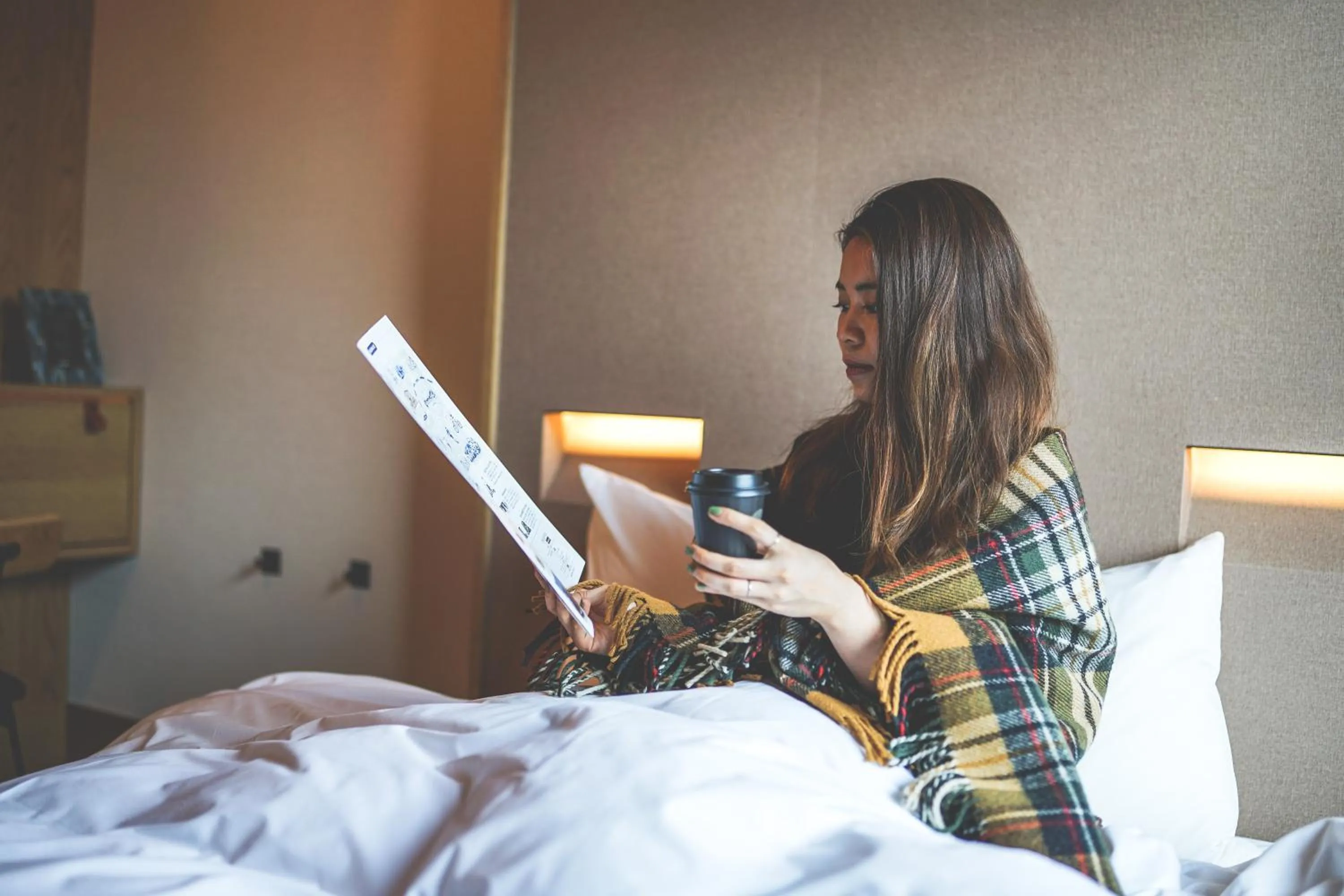 People, Bed in Twin-Line Hotel Karuizawa Japan
