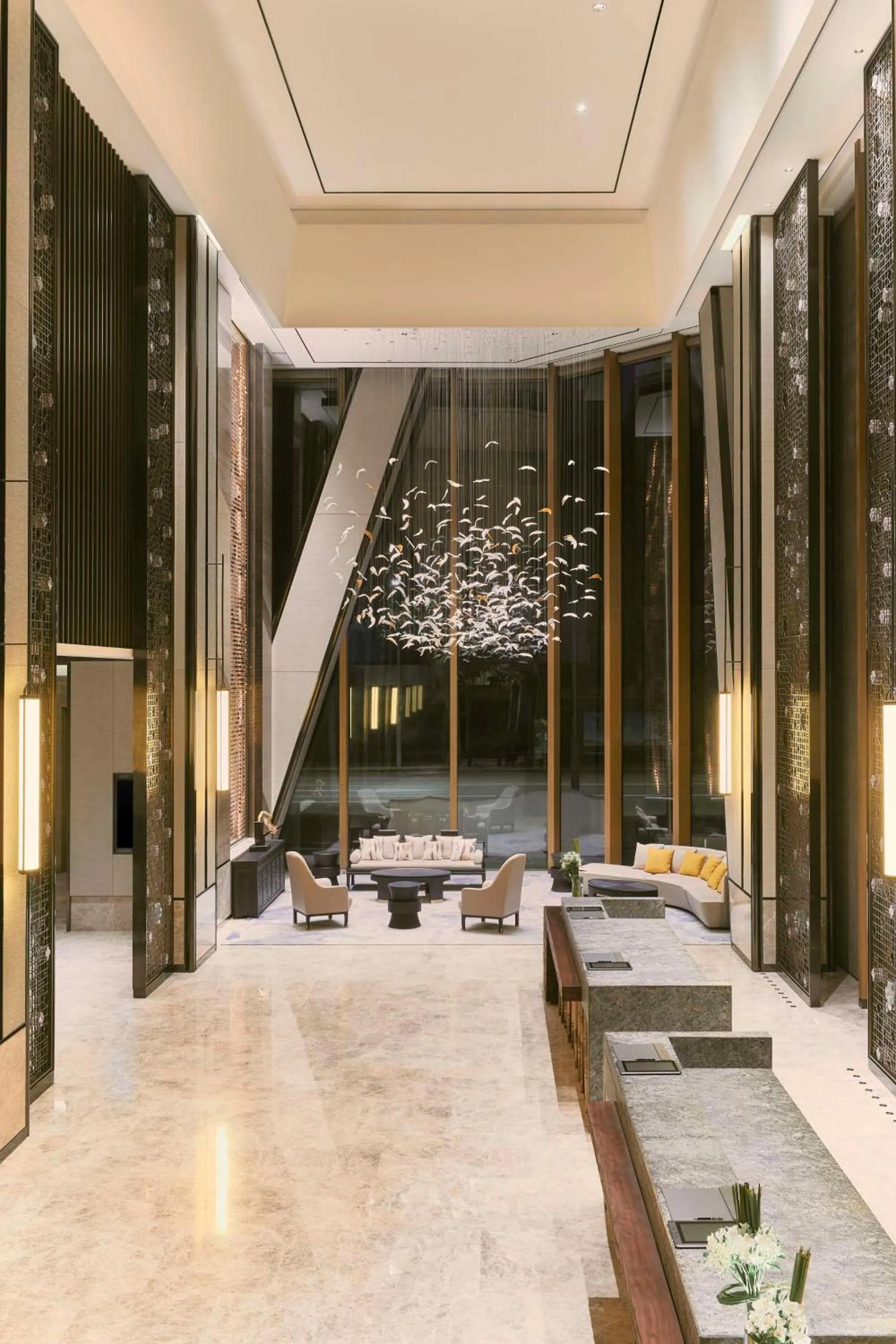 Lobby or reception, Bed in Kempinski Residences Guangzhou