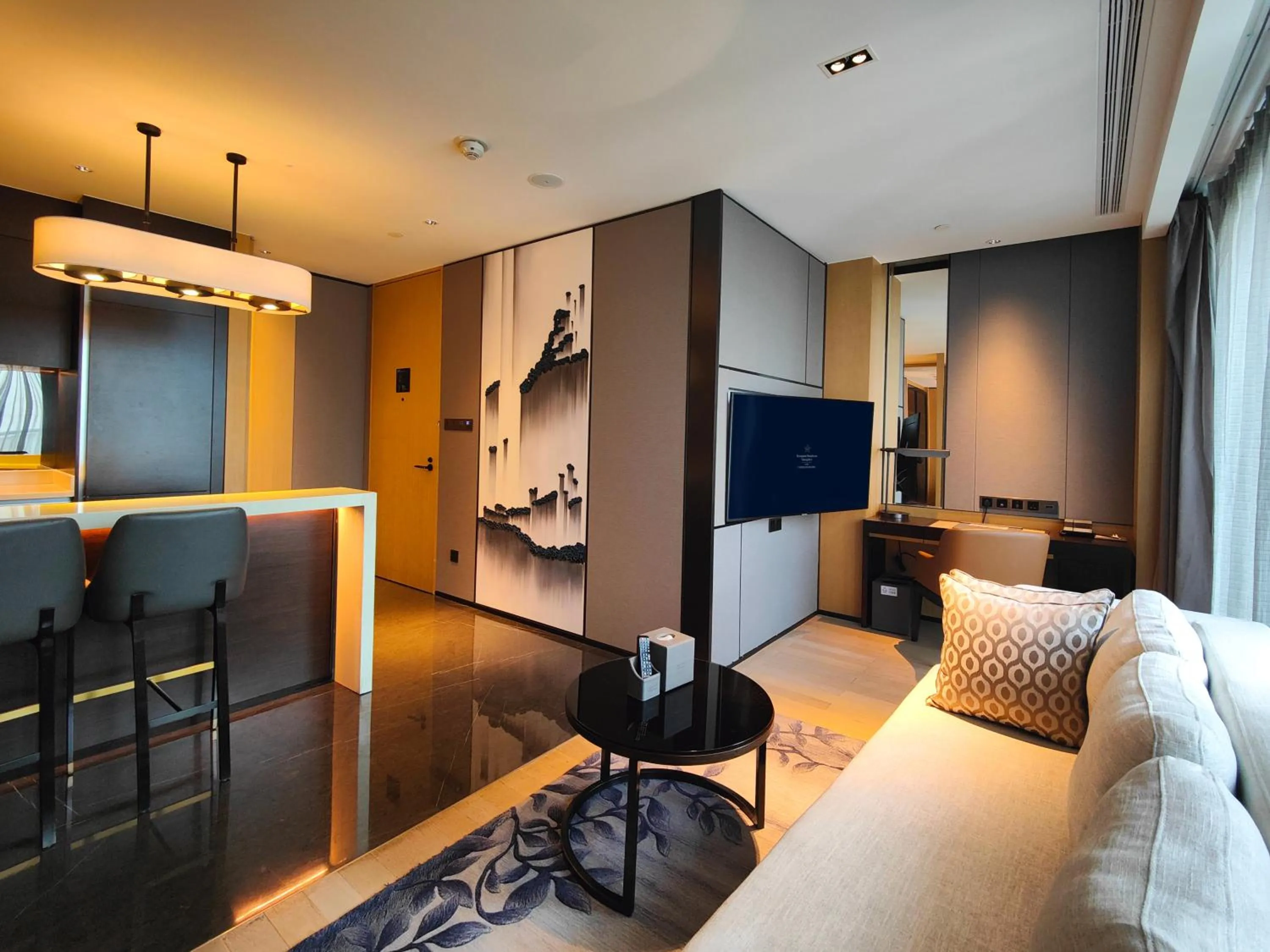 Living room in Kempinski Residences Guangzhou