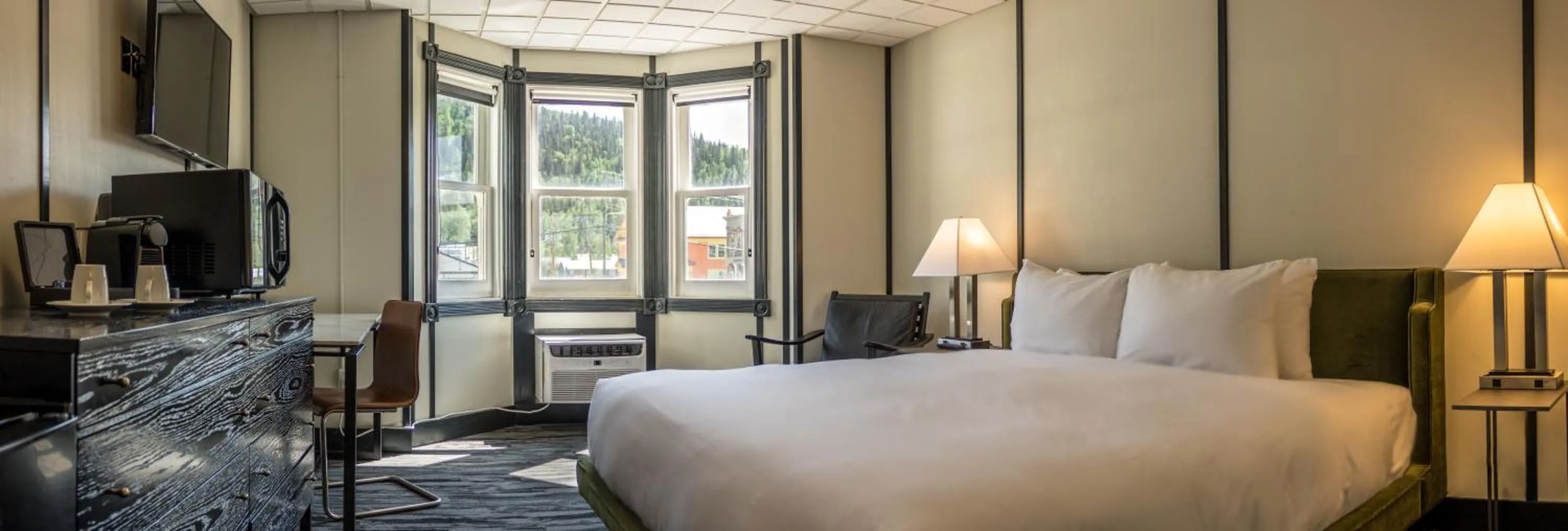 Bed in Midnight Sun, a Coast Hotel