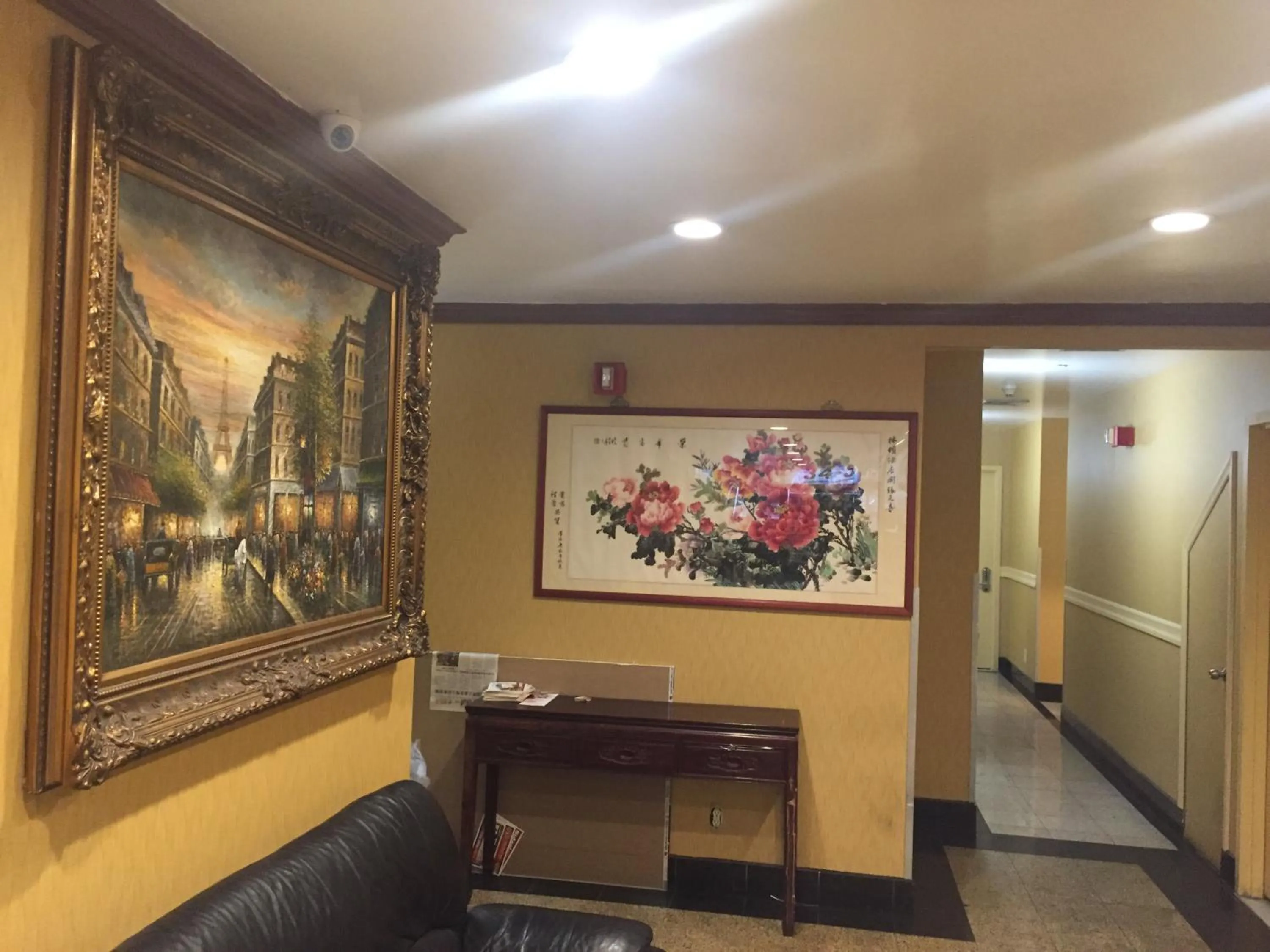 Lobby or reception in Flushing Motel