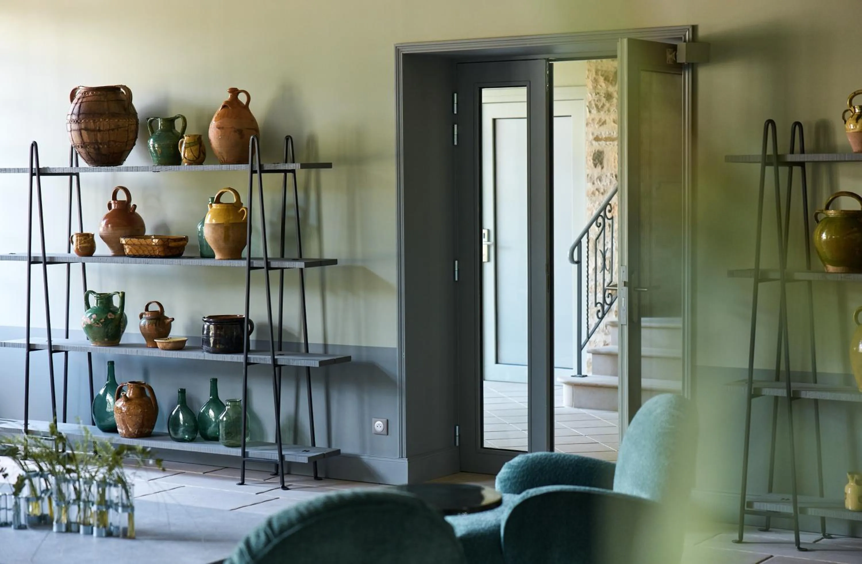 Seating area in COMO Le Montrachet