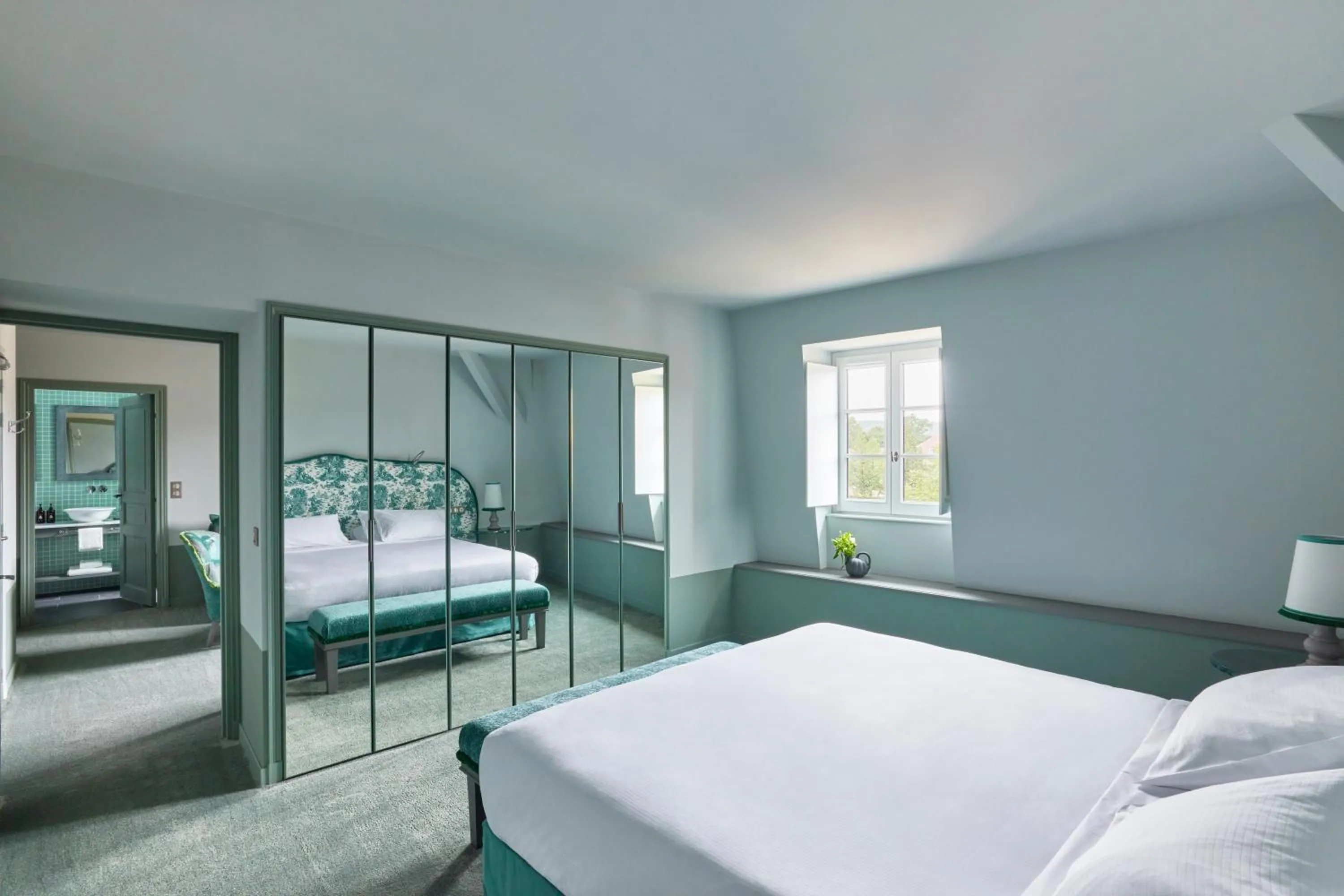 Bed in COMO Le Montrachet