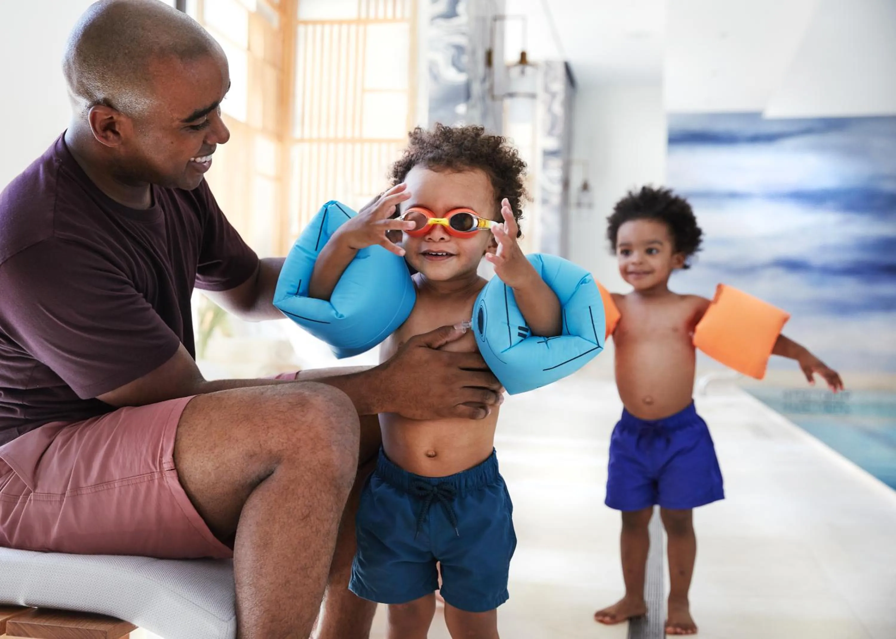 Swimming pool in Four Seasons Hotel New York Downtown