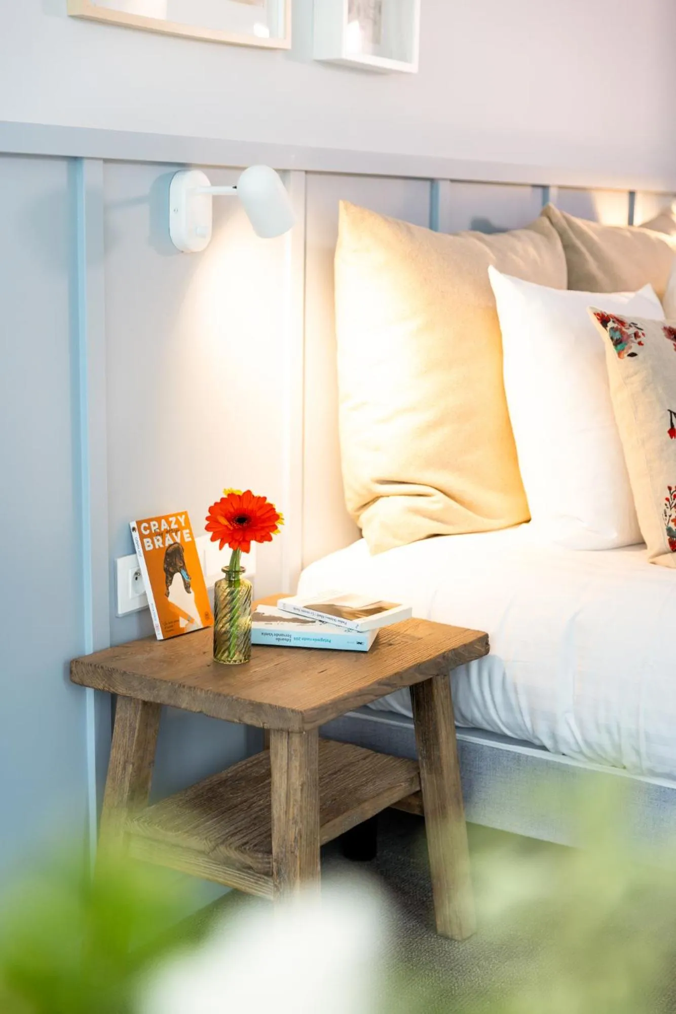 Bedroom, Bed in Eco-Domaine La Fontaine - HOTEL-SPA - 300 m Plage de la Fontaine aux Bretons