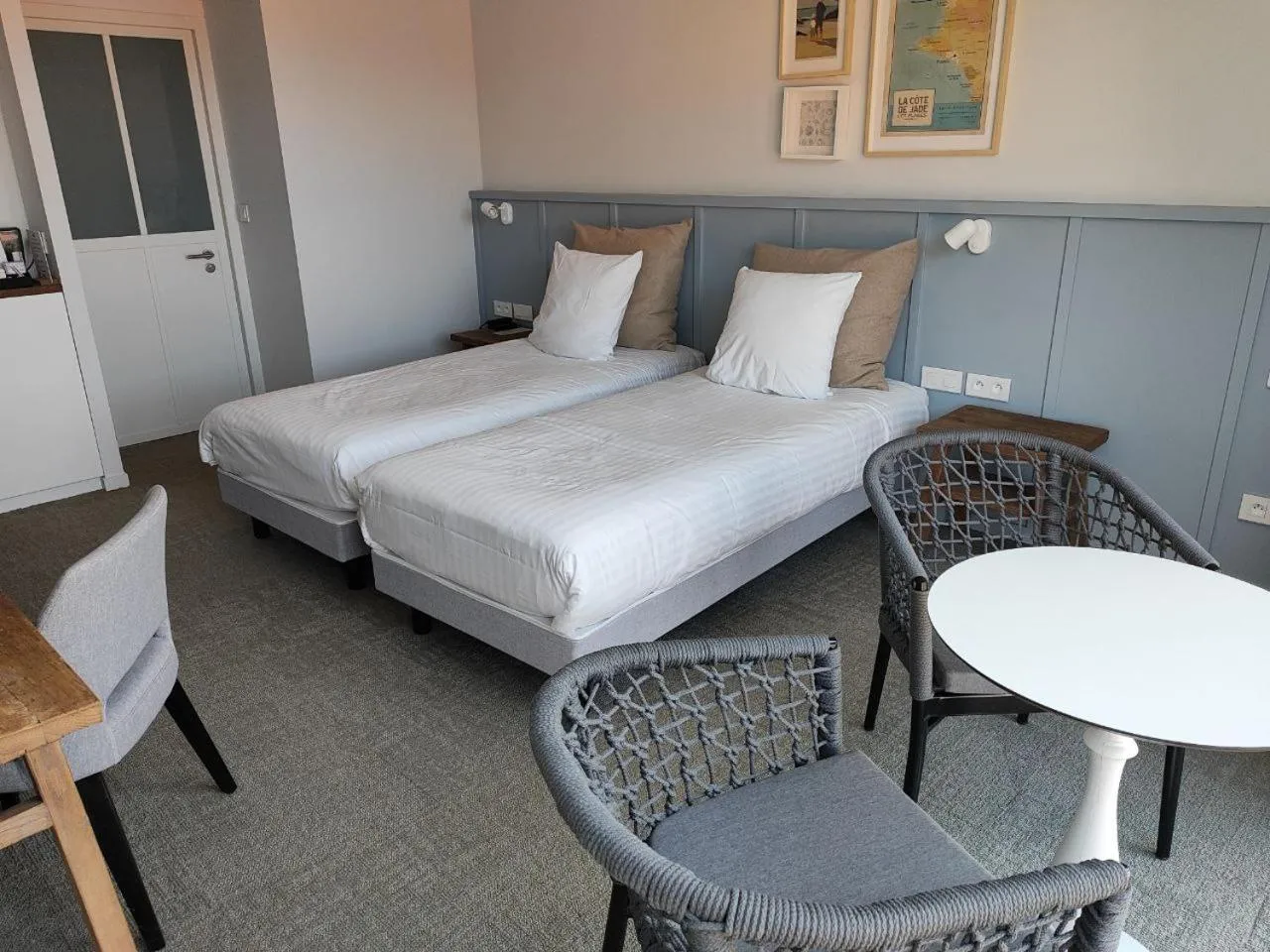 Bed in Eco-Domaine La Fontaine - HOTEL-SPA - 300 m Plage de la Fontaine aux Bretons