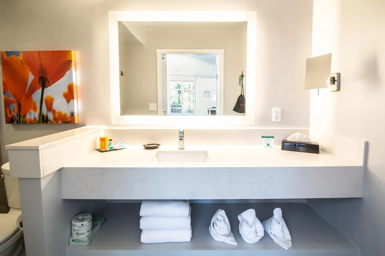 Bathroom in Palm Garden Hotel