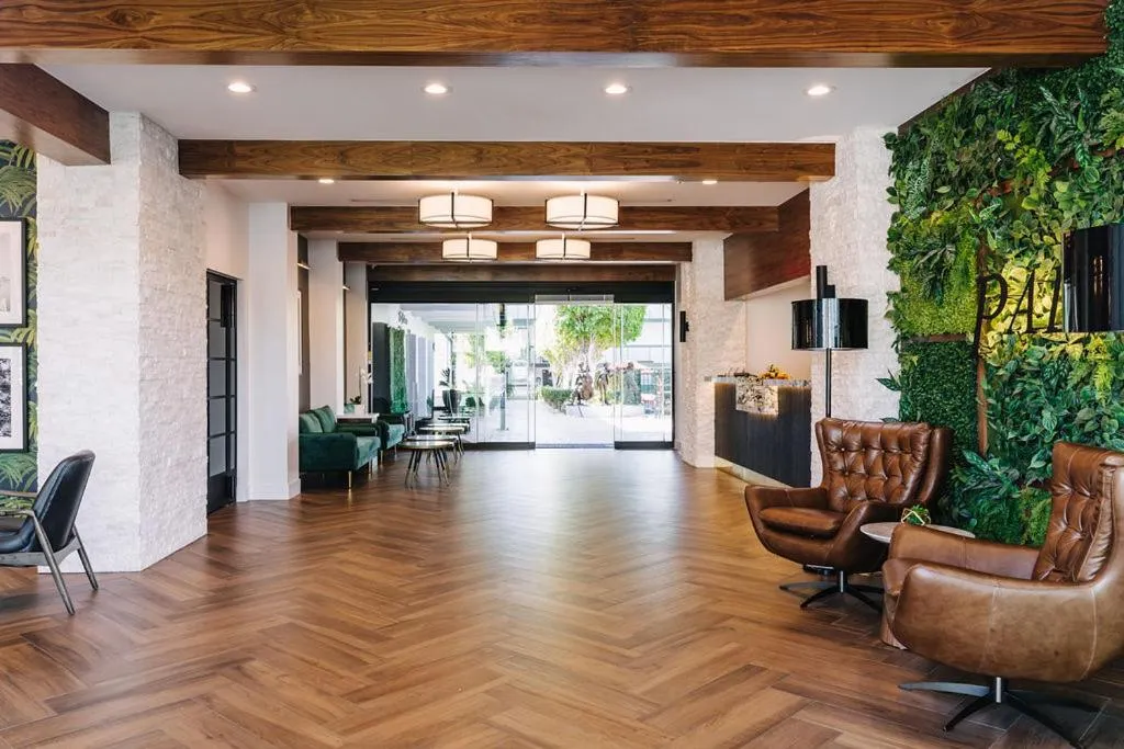 Lobby or reception in Palm Garden Hotel