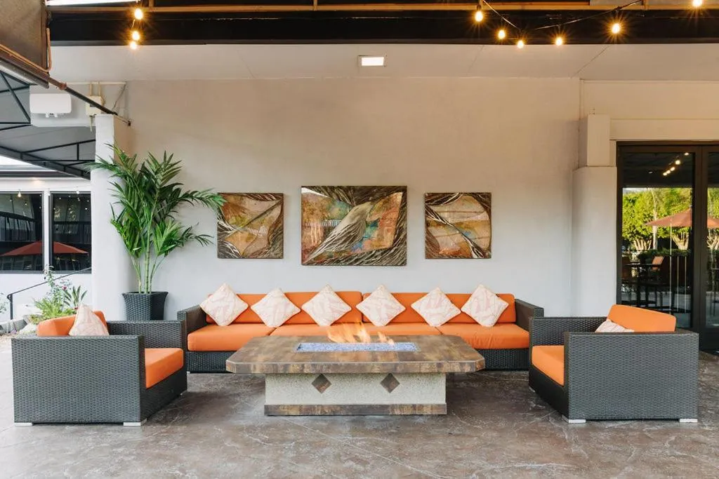 Patio in Palm Garden Hotel