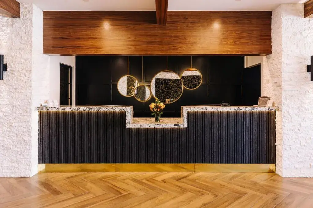 Lobby or reception in Palm Garden Hotel Lobby or reception in Palm Garden Hotel