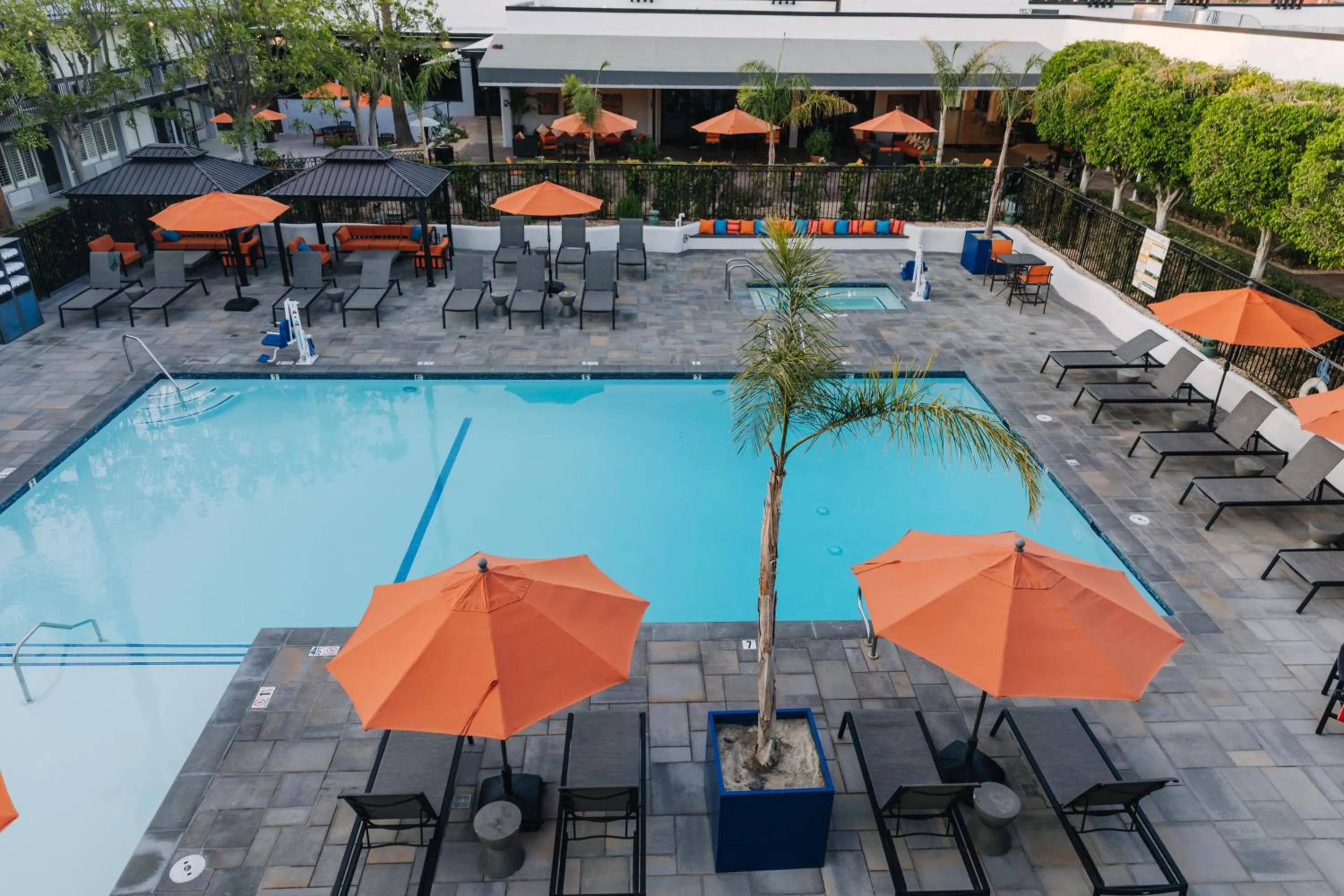 Swimming pool in Palm Garden Hotel