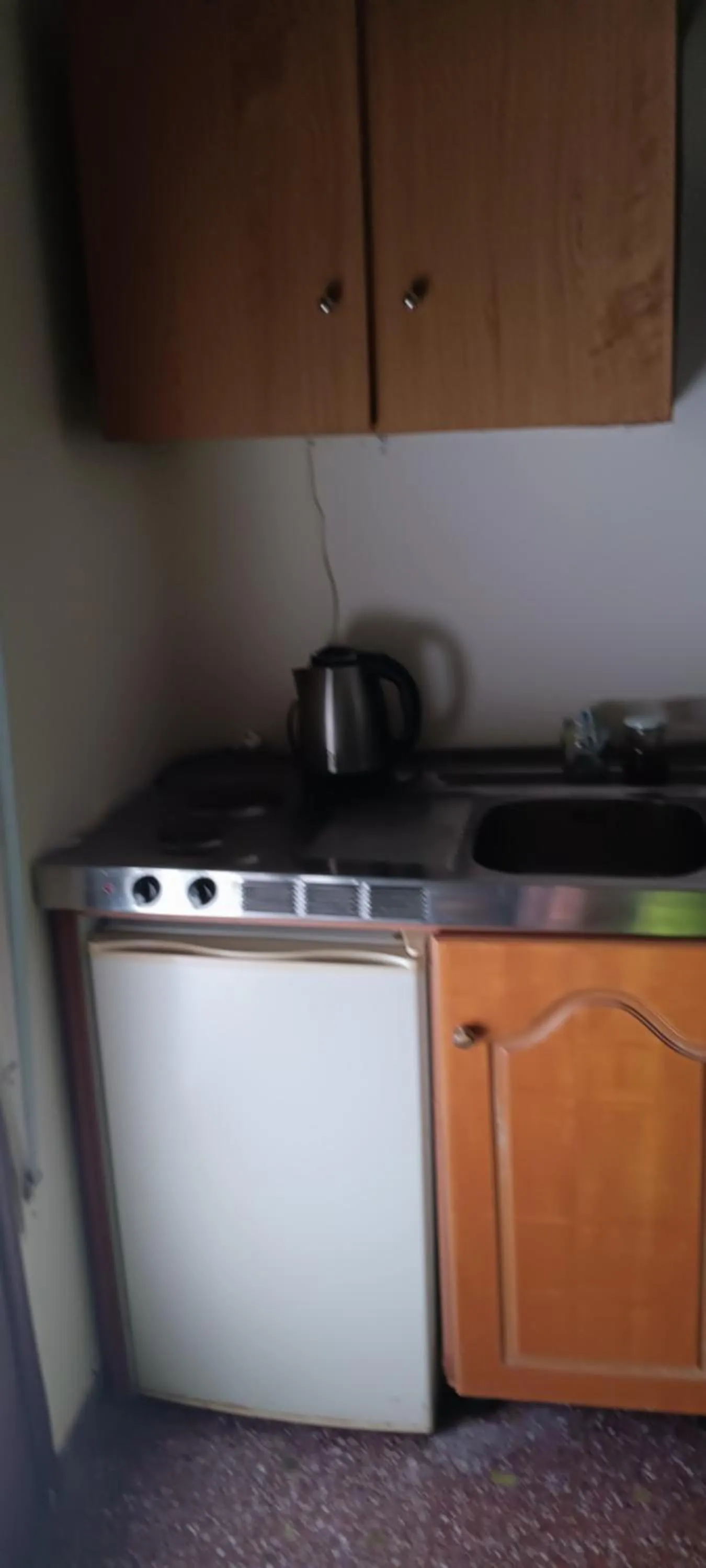 Kitchen or kitchenette in Hotel zakros rooms-restaurant