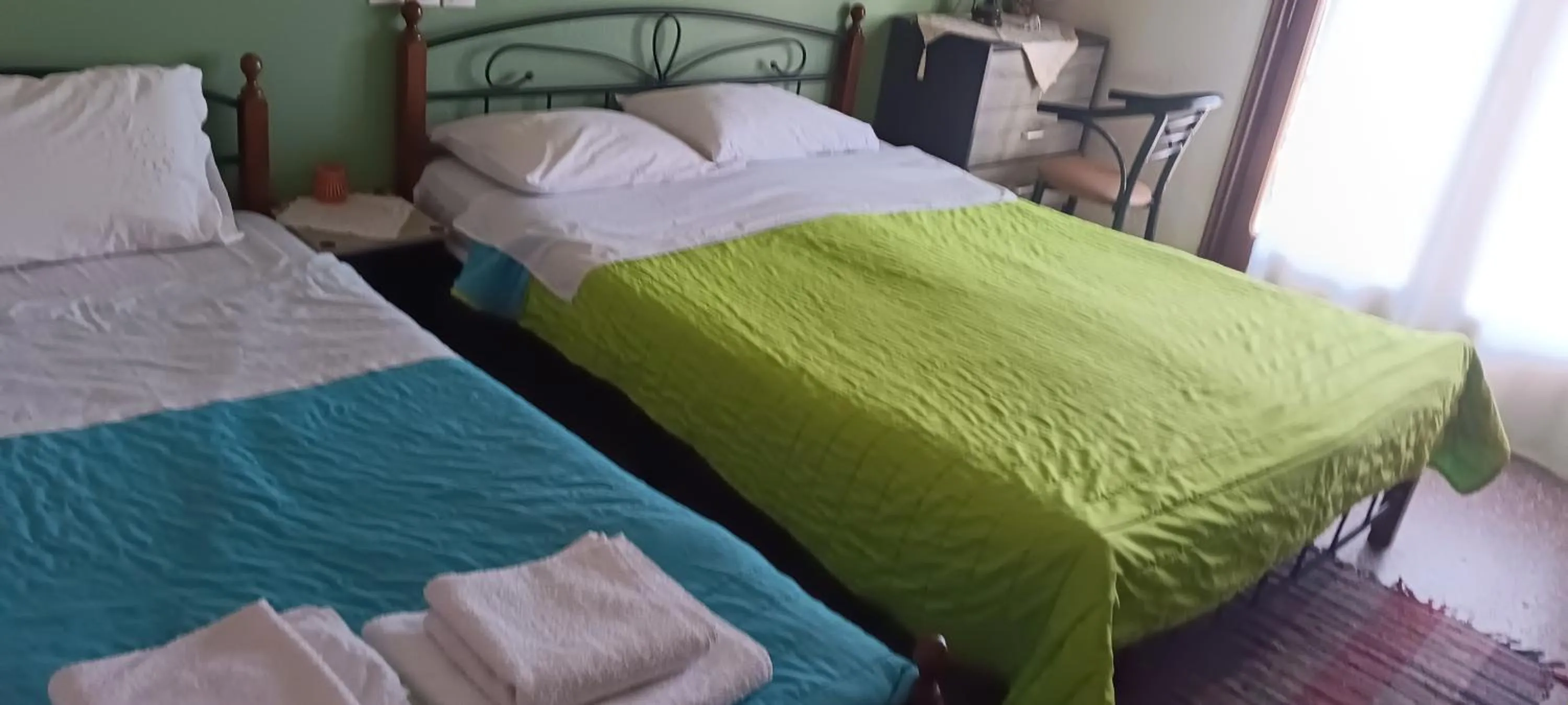 Bedroom, Bed in Hotel zakros rooms-restaurant